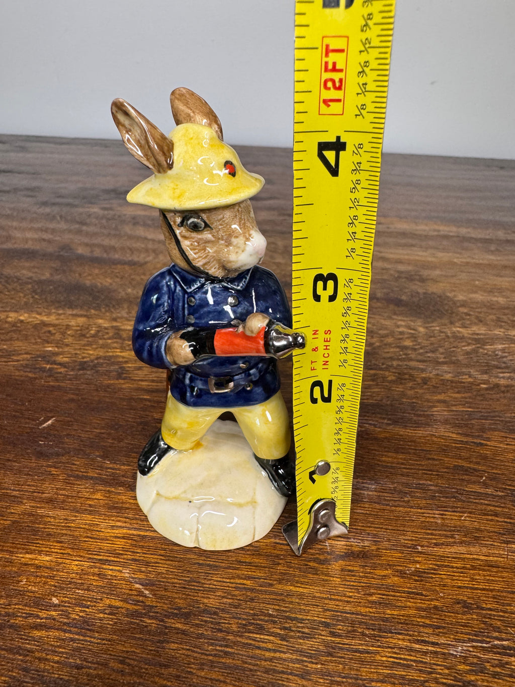 1992 Royal Doulton Fireman Bunnykins signed by Artist