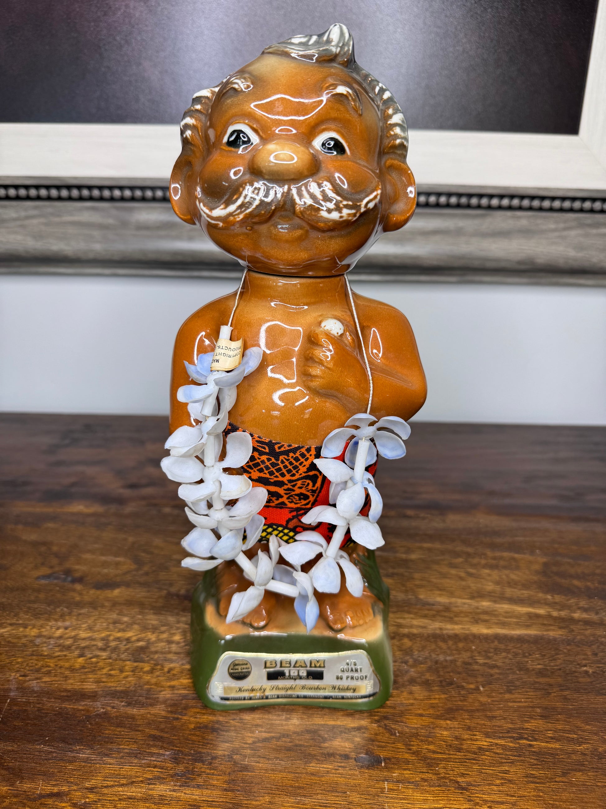 Vintage Jim Beam Surfer “ Menehune” Decanter