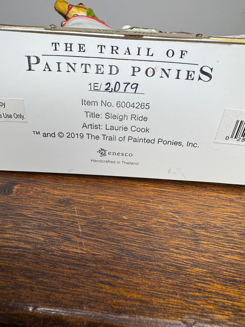 Trail of Painted Ponies Sleigh Ride 1st Edition w/ Original Box