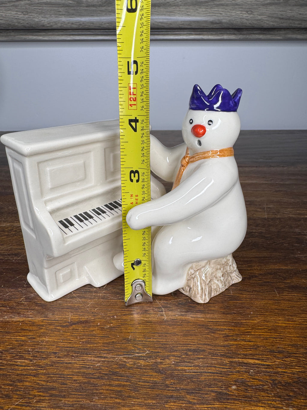 Royal Doulton Snowman Pianist w Piano Mint Condition