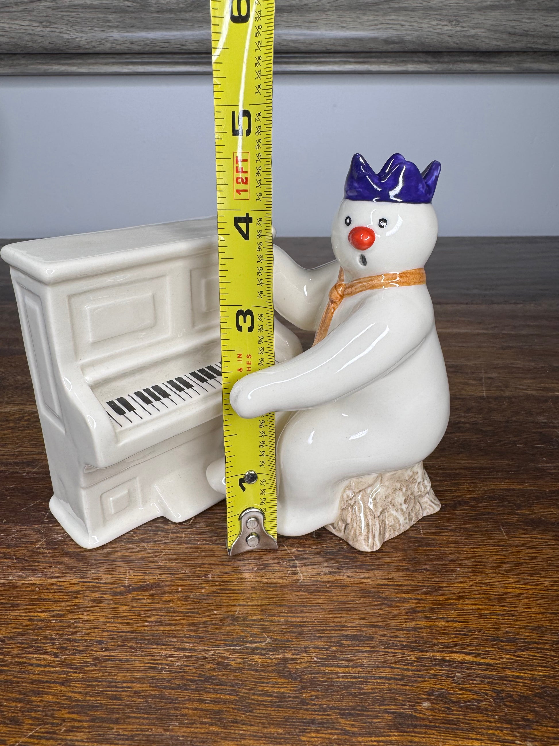 Royal Doulton Snowman Pianist w Piano Mint Condition