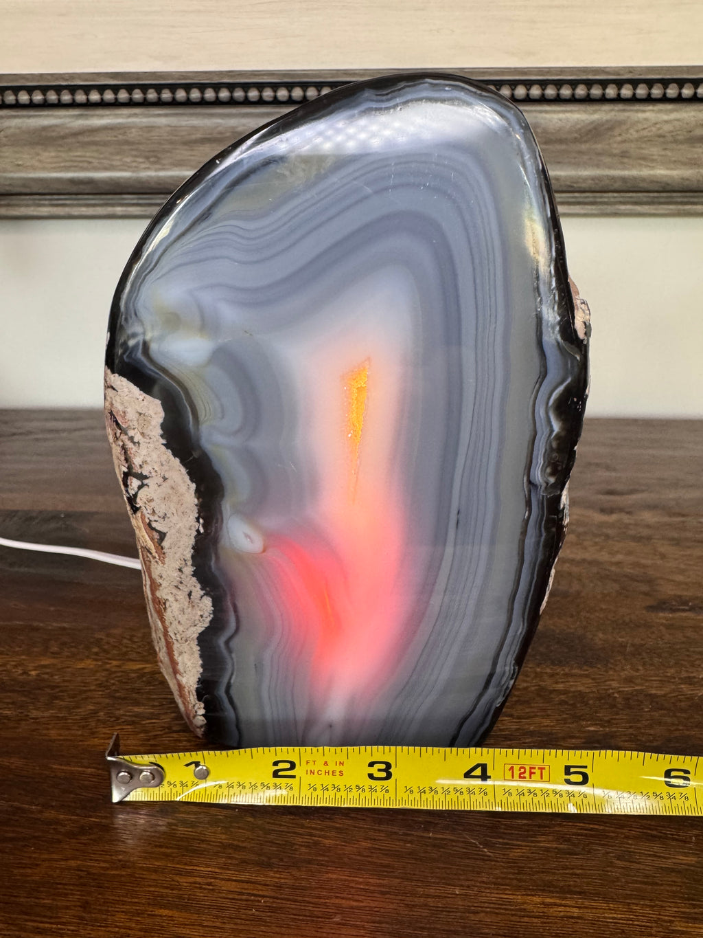 Agate Geode Table Lamp