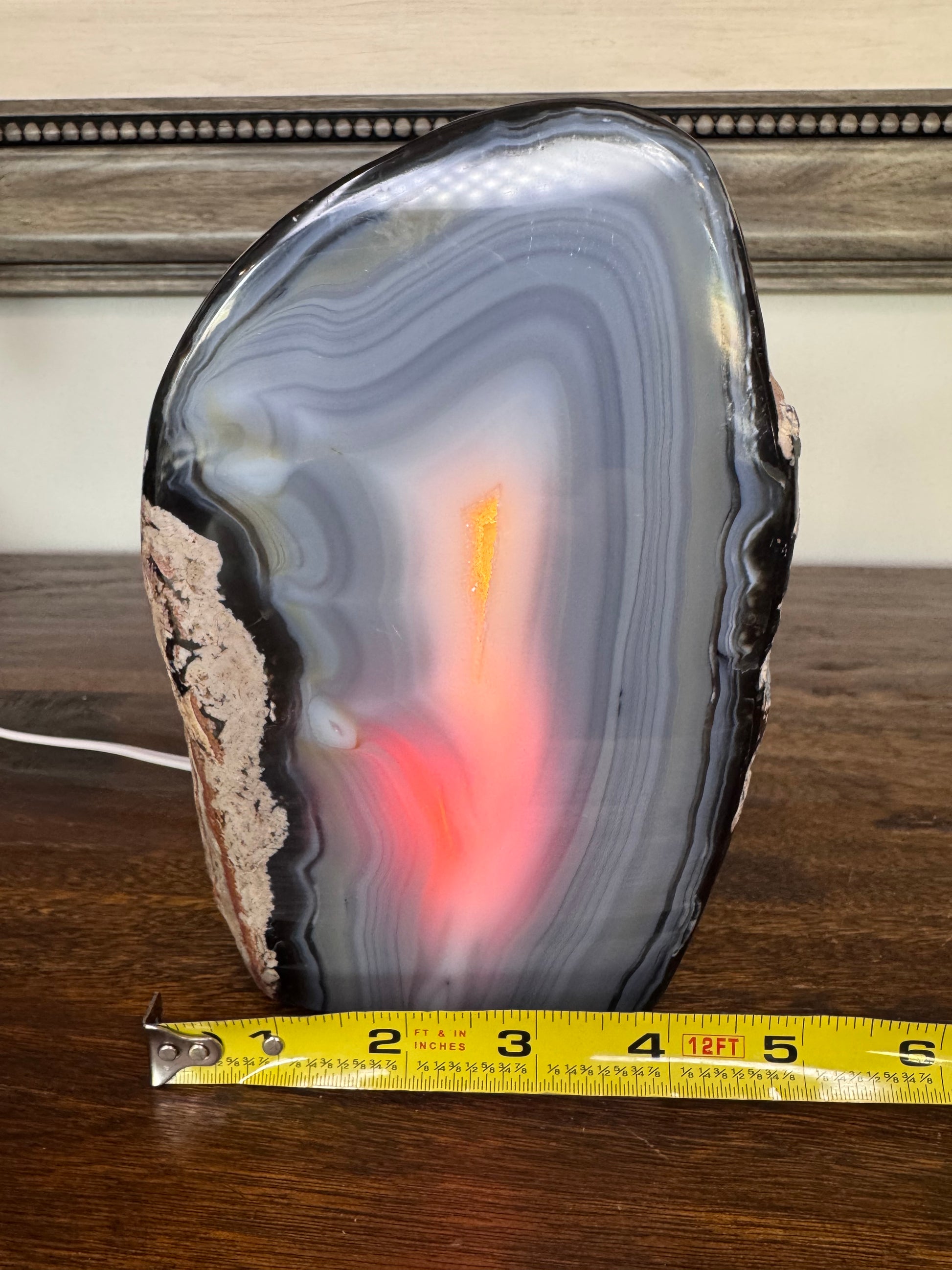Agate Geode Table Lamp