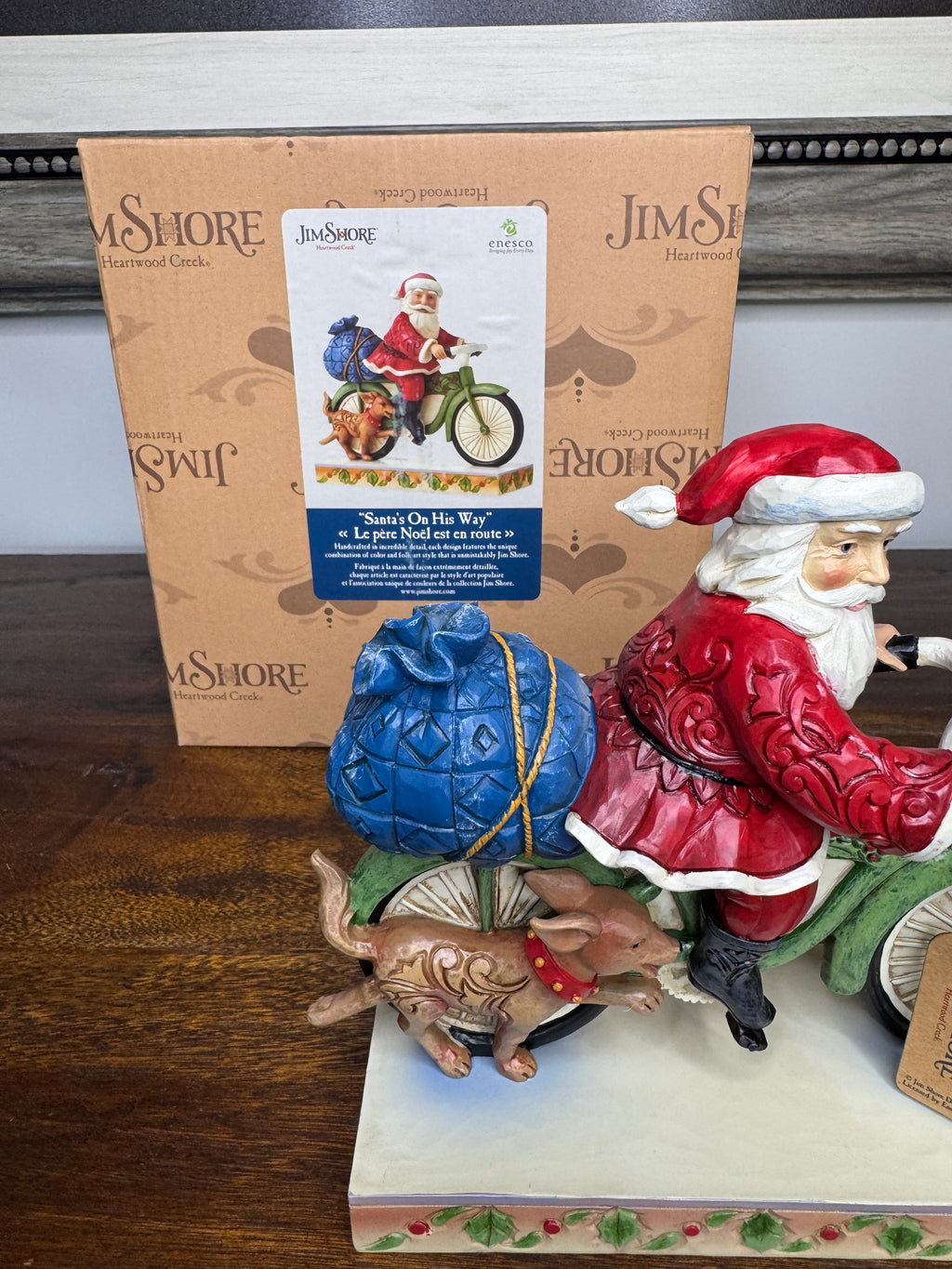 Jim Shore Heartwood Creek “Santa’s On His Way”