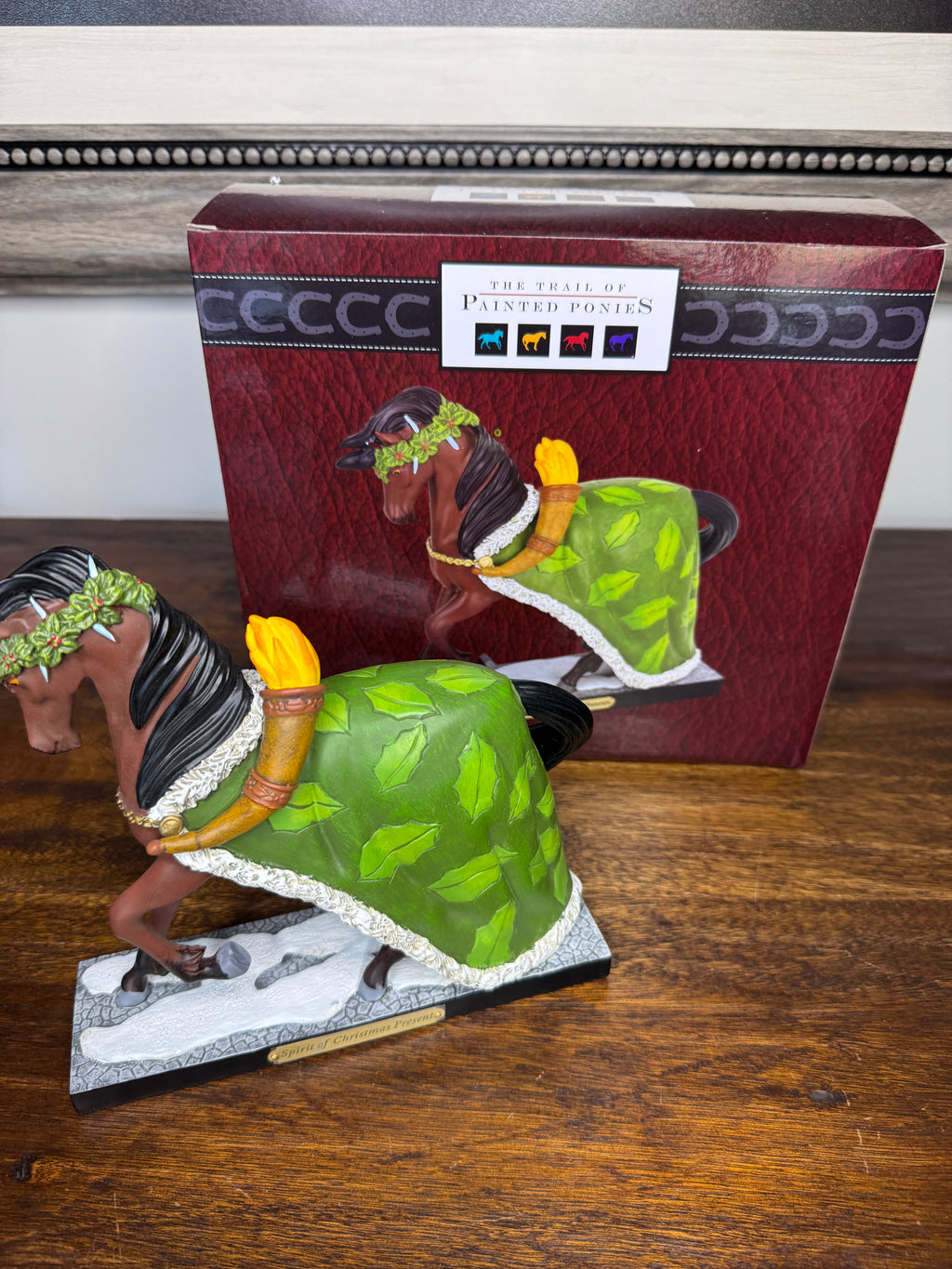 Spirit of Christmas Present Trail of Painted Ponies Figurine