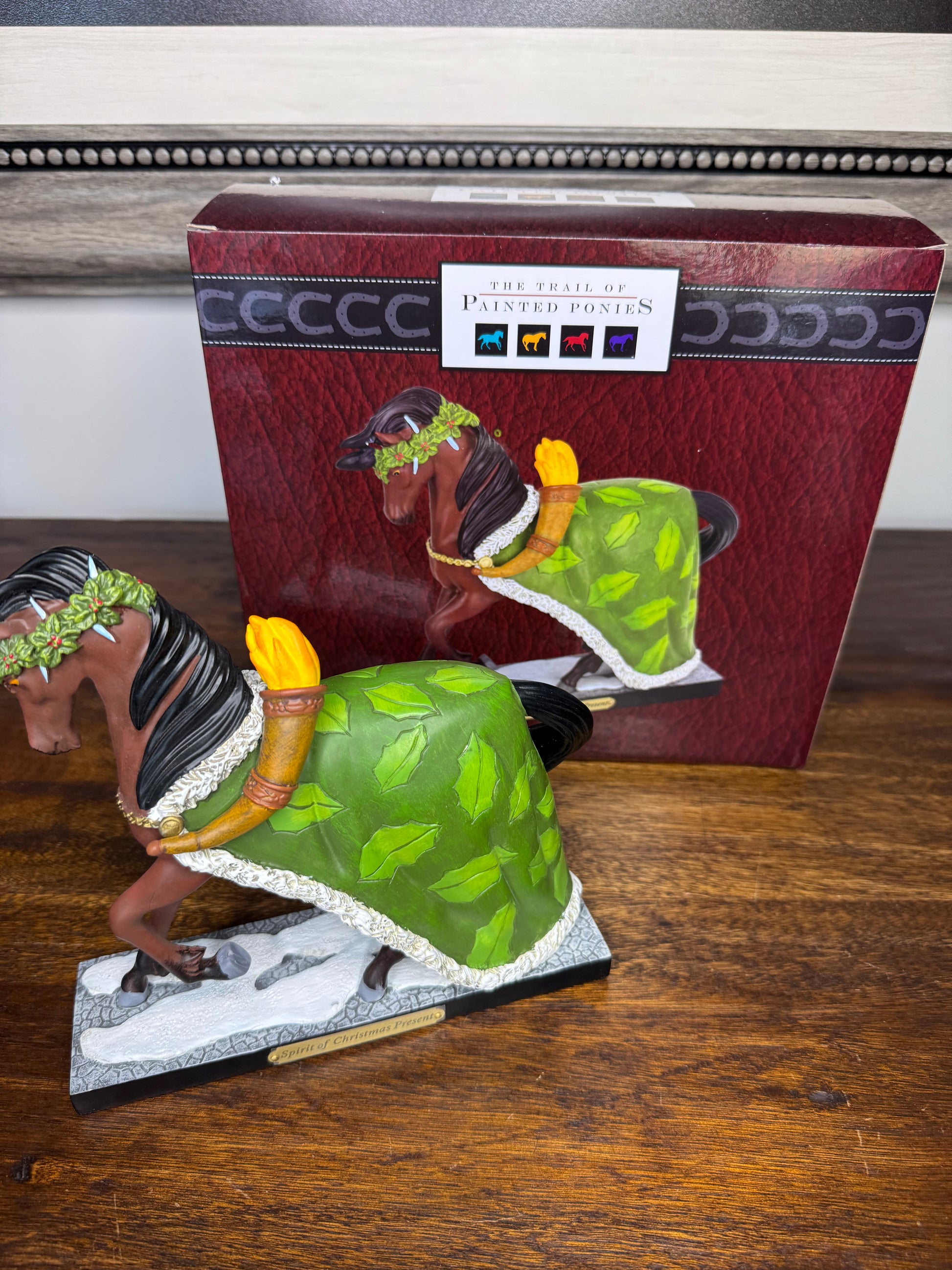Spirit of Christmas Present Trail of Painted Ponies Figurine