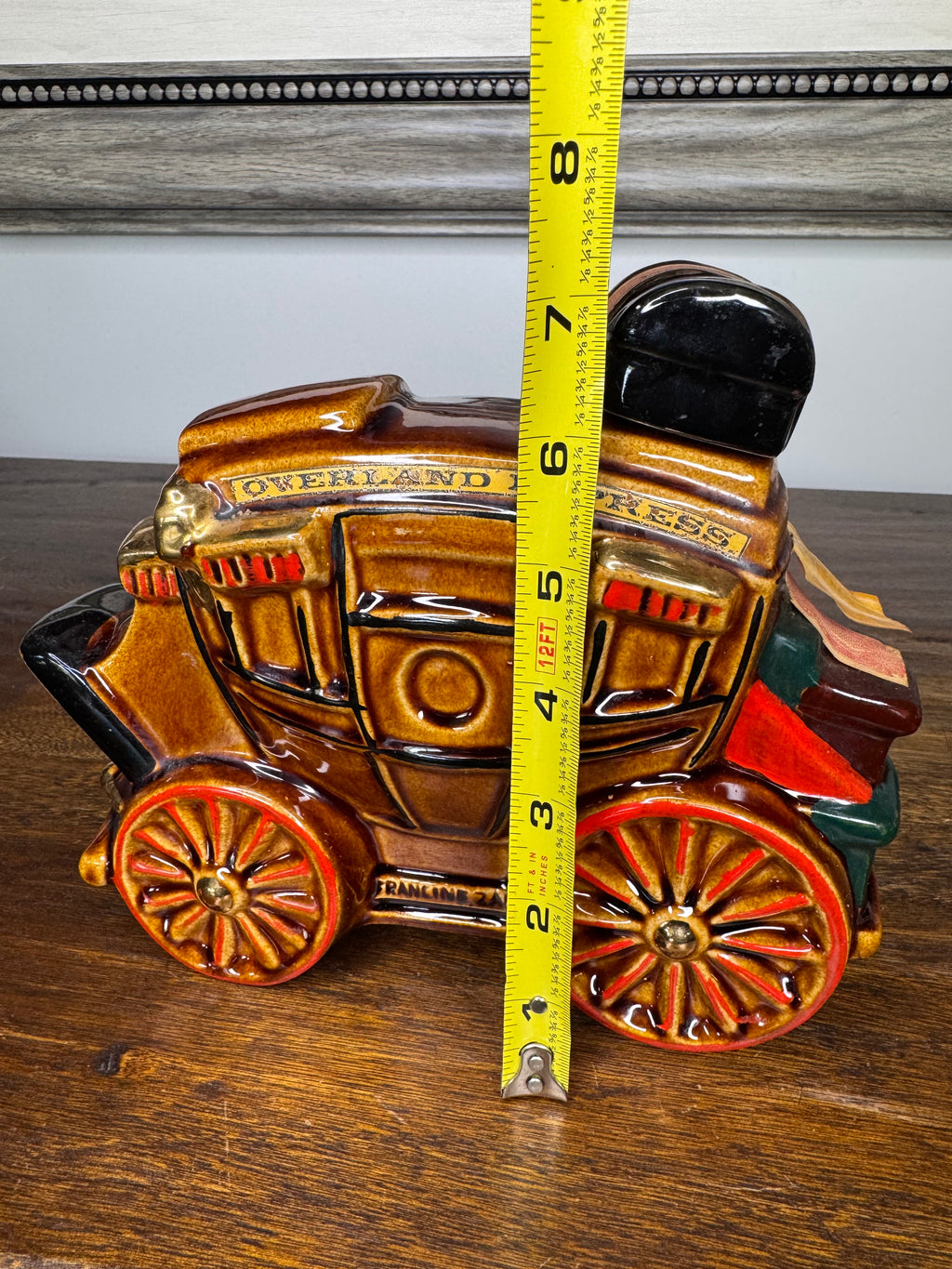 Vintage 1969 Ezra Brooks Overland Express Stage Coach Decanter