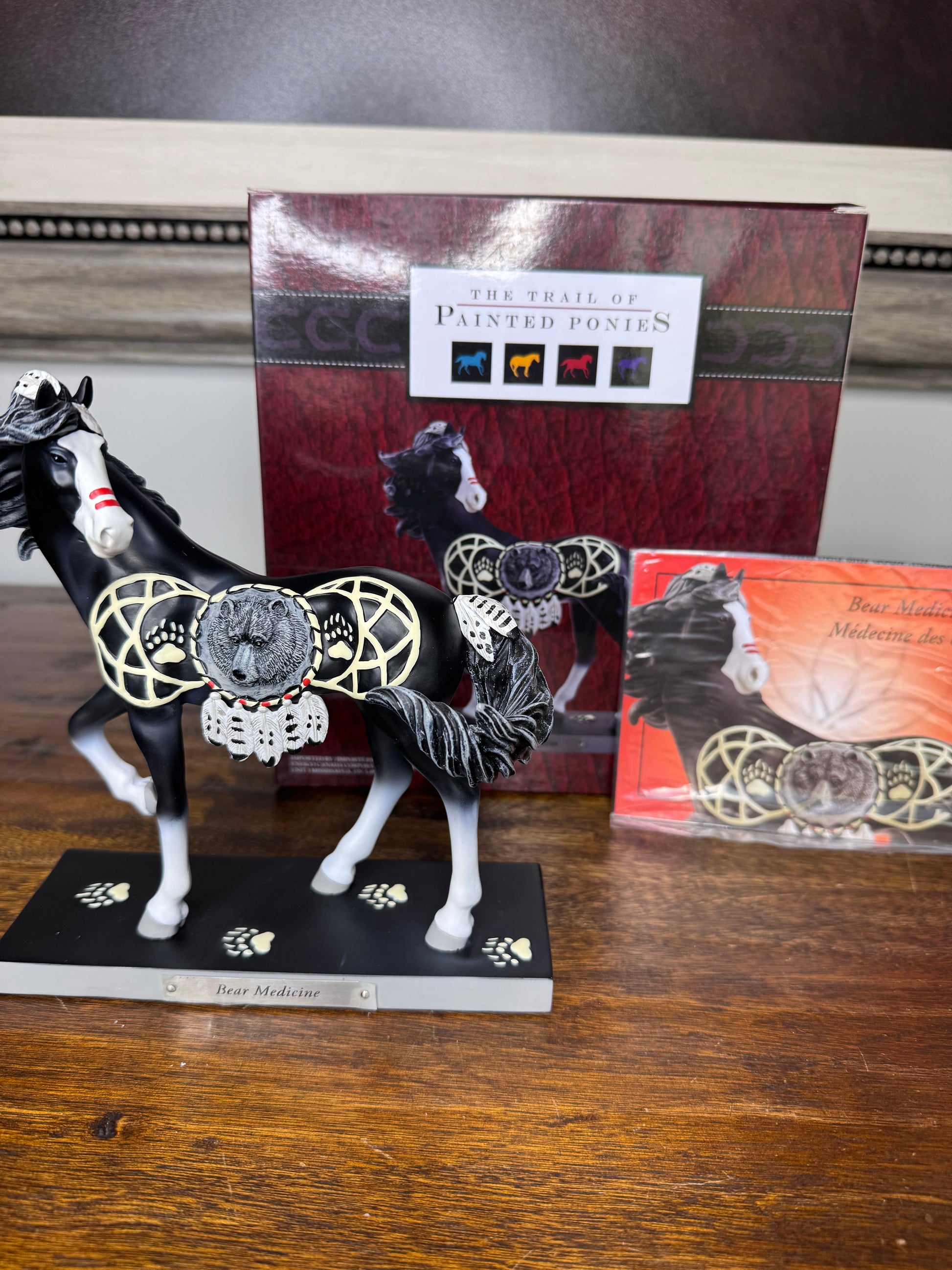 Trail of Painted Ponies Bear Medicine Figurine. NIB