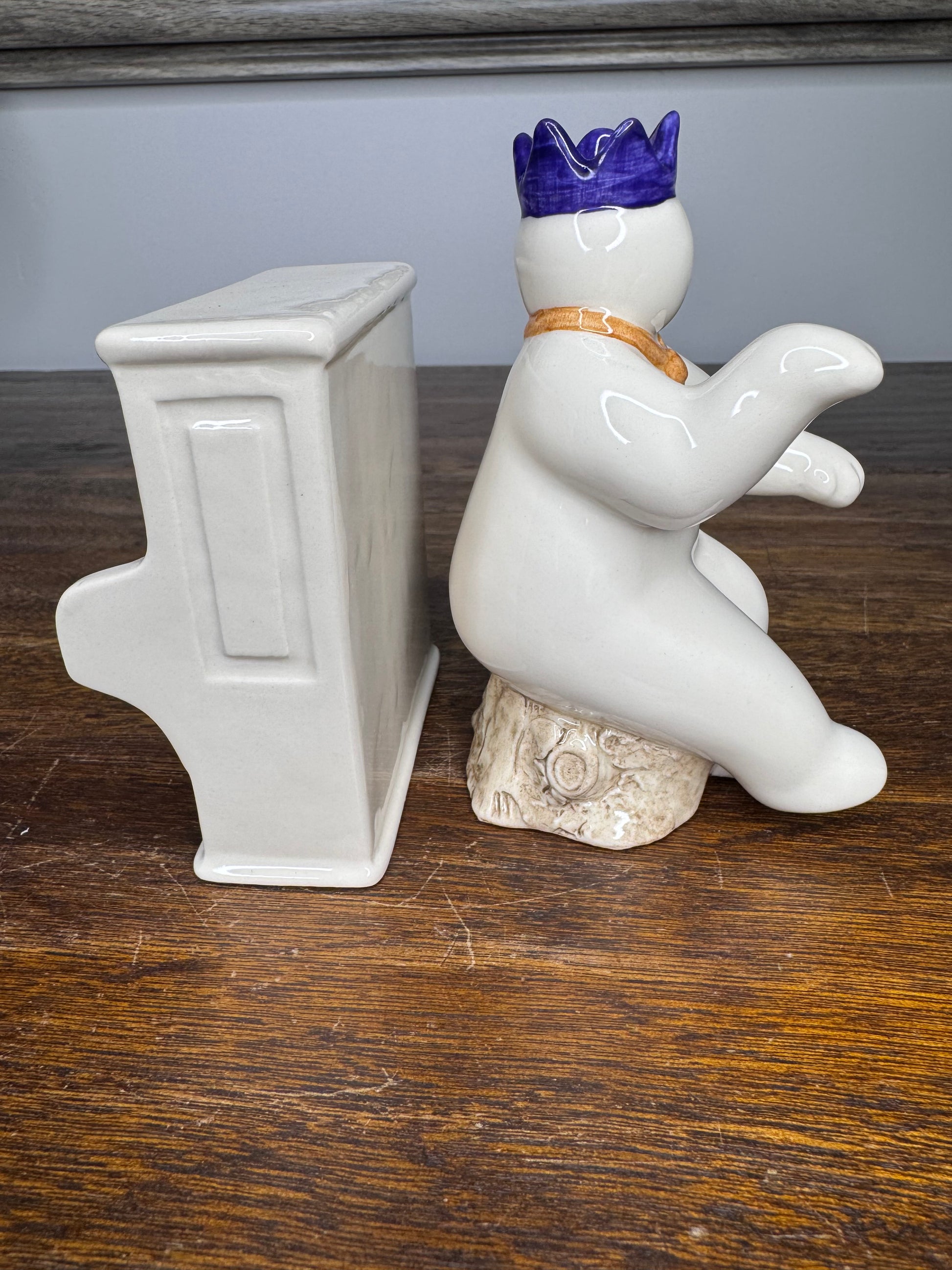 Royal Doulton Snowman Pianist w Piano Mint Condition