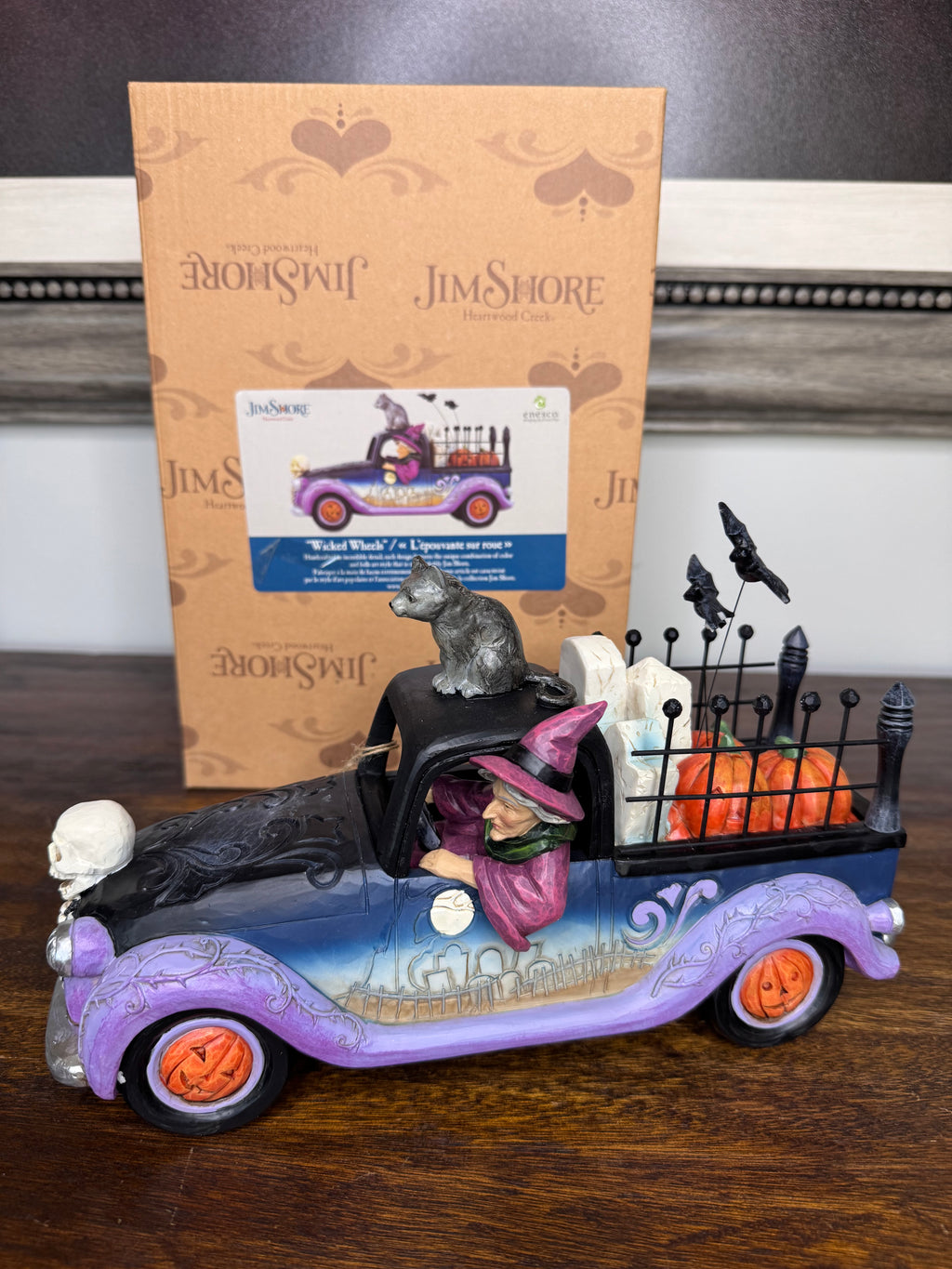 Jim Shore Heartwood Creek Halloween Pickup Truck