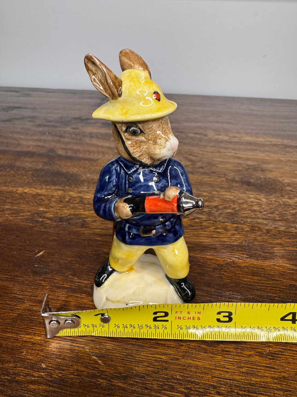 1992 Royal Doulton Fireman Bunnykins signed by Artist