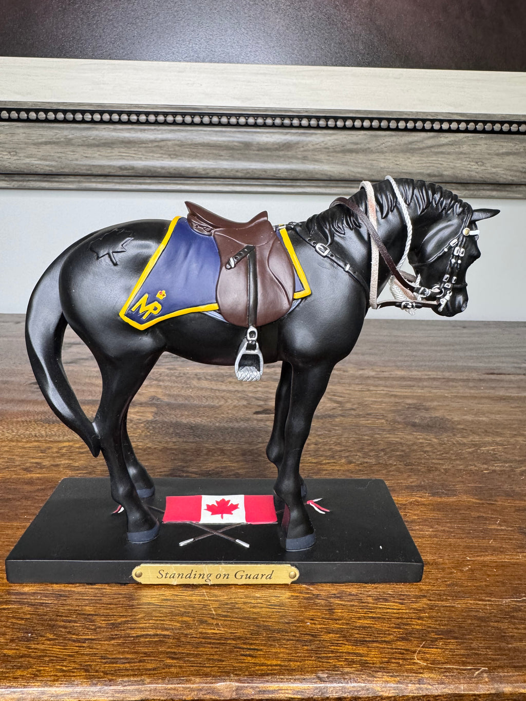 Trail of Painted Ponies Standing Guard w/ Original Box