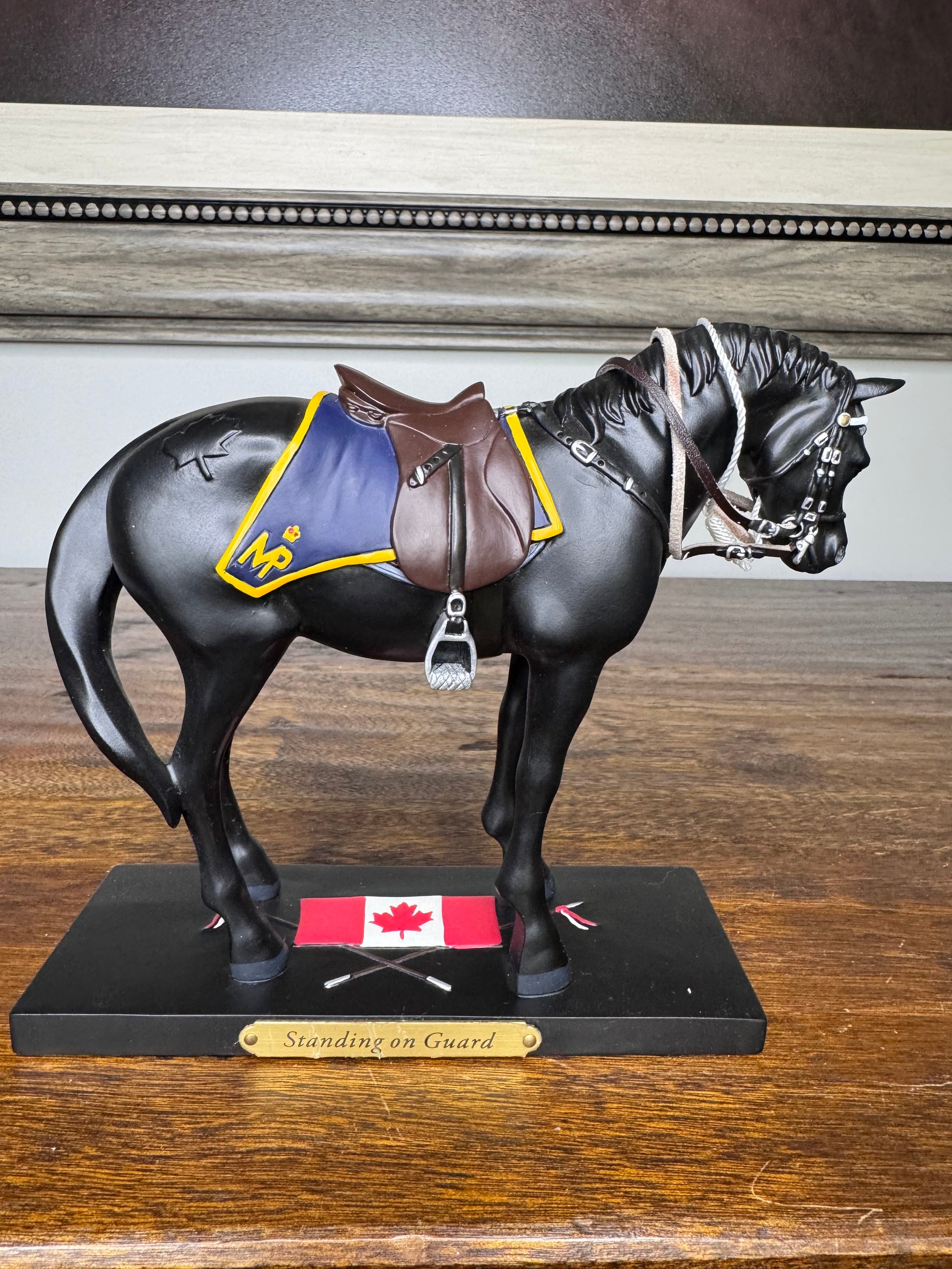 Trail of Painted Ponies Standing Guard w/ Original Box