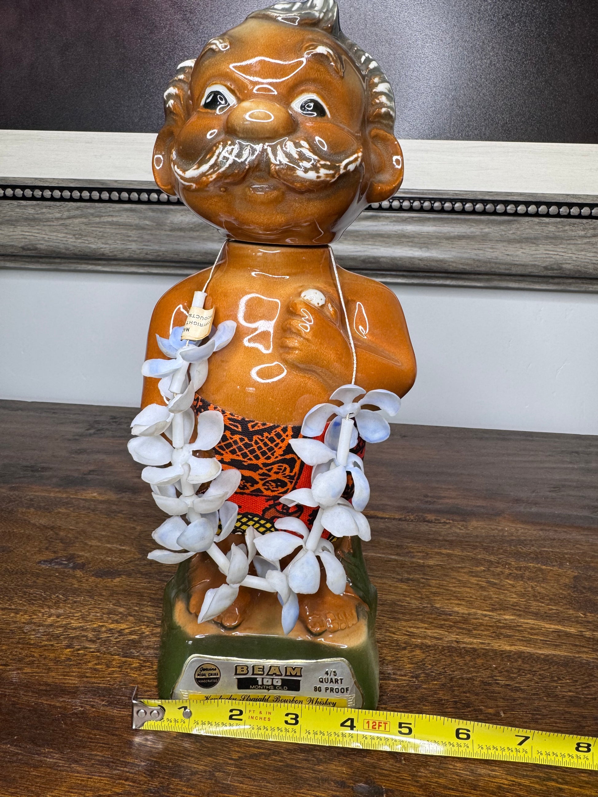 Vintage Jim Beam Surfer “ Menehune” Decanter