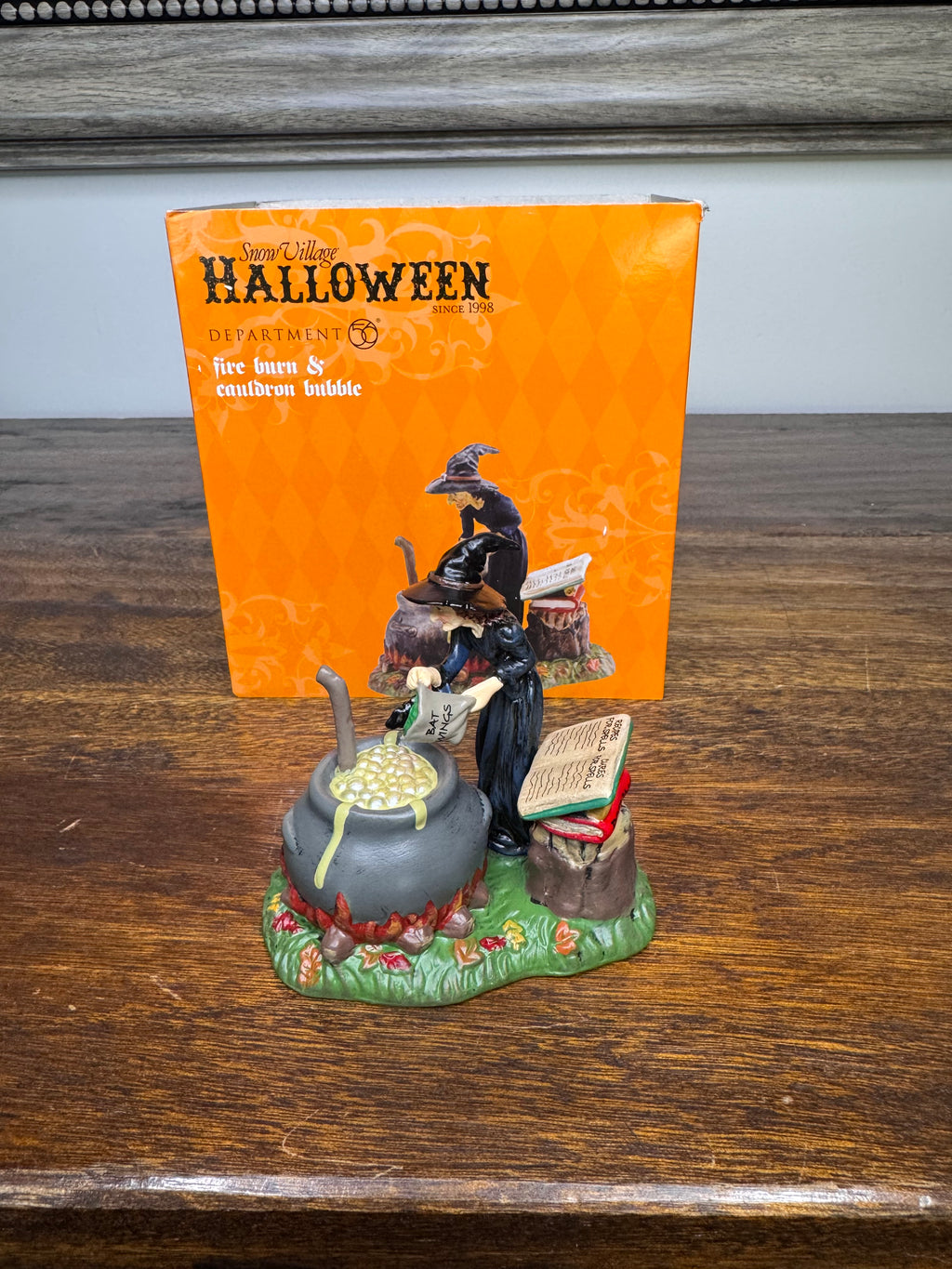 Dept 56 Snow Village Fire Burn and Cauldron Bubble