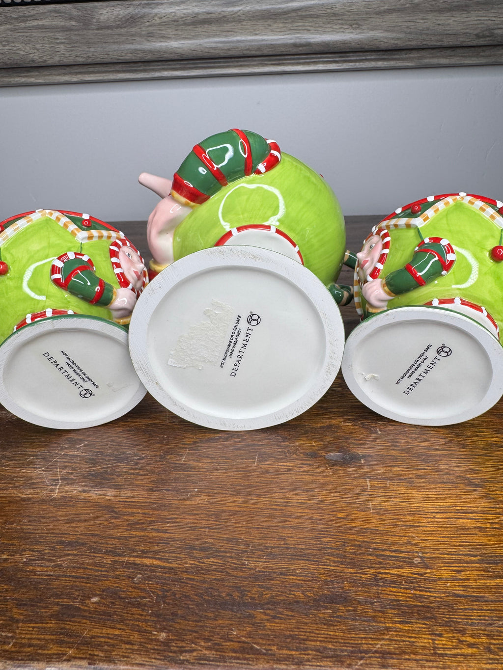 Dept 56 Krinkles by Patience Brewster Teapot w/ 2 Tea Cups