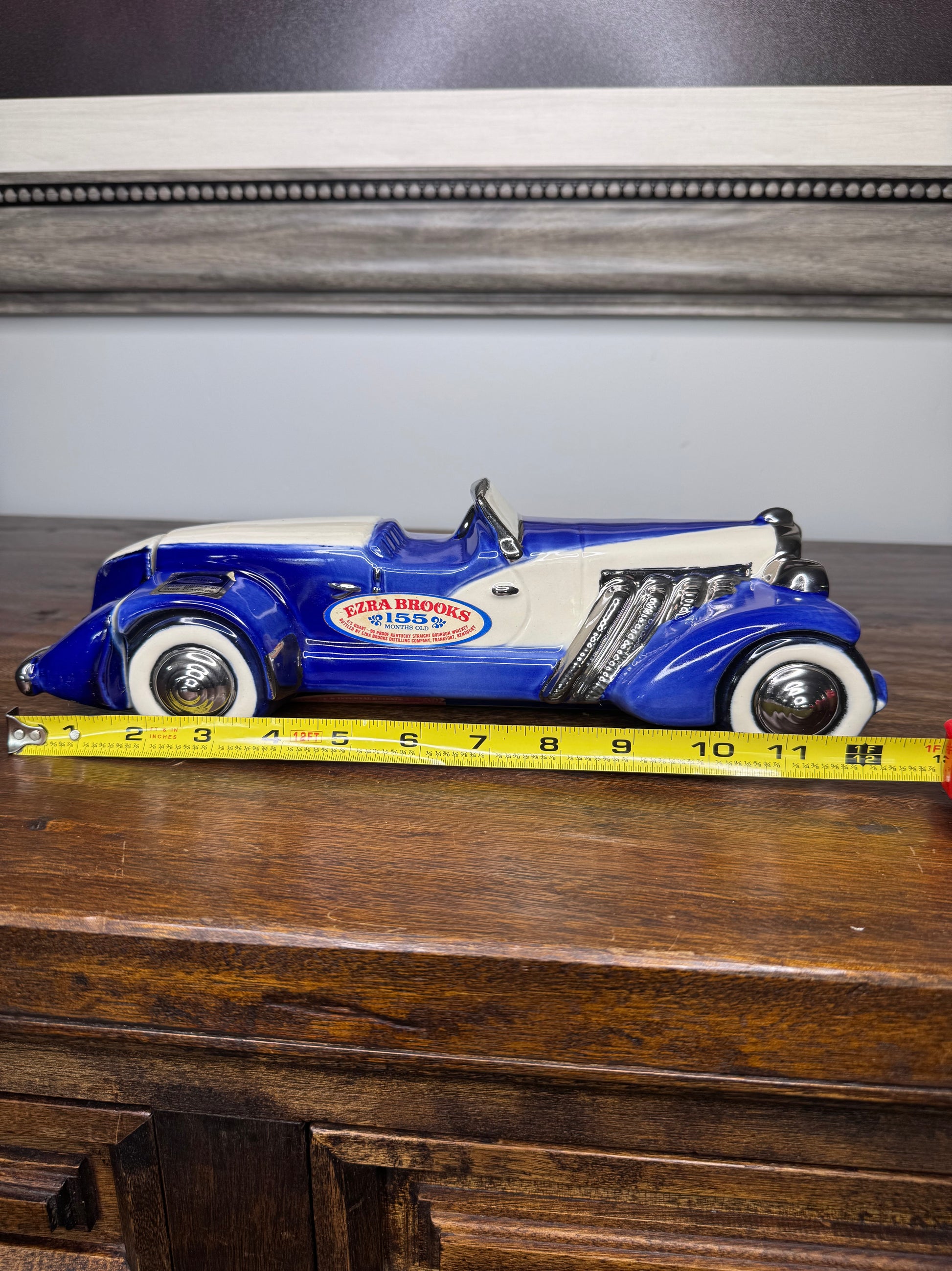 Vintage 1971 Ezra Brooks Duesenberg Decanter w/ Original Box