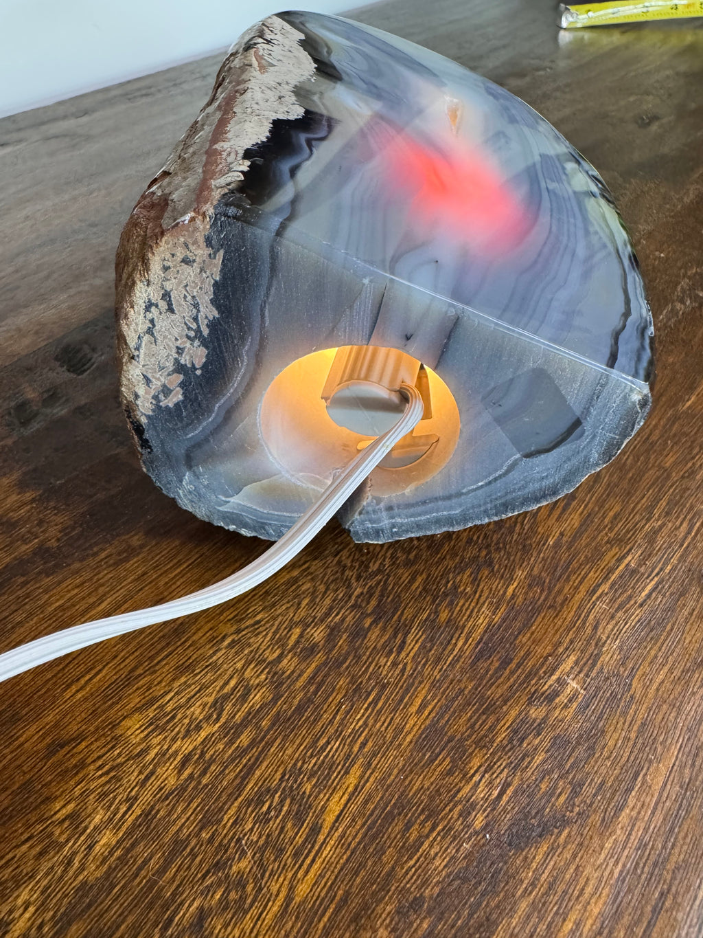 Agate Geode Table Lamp