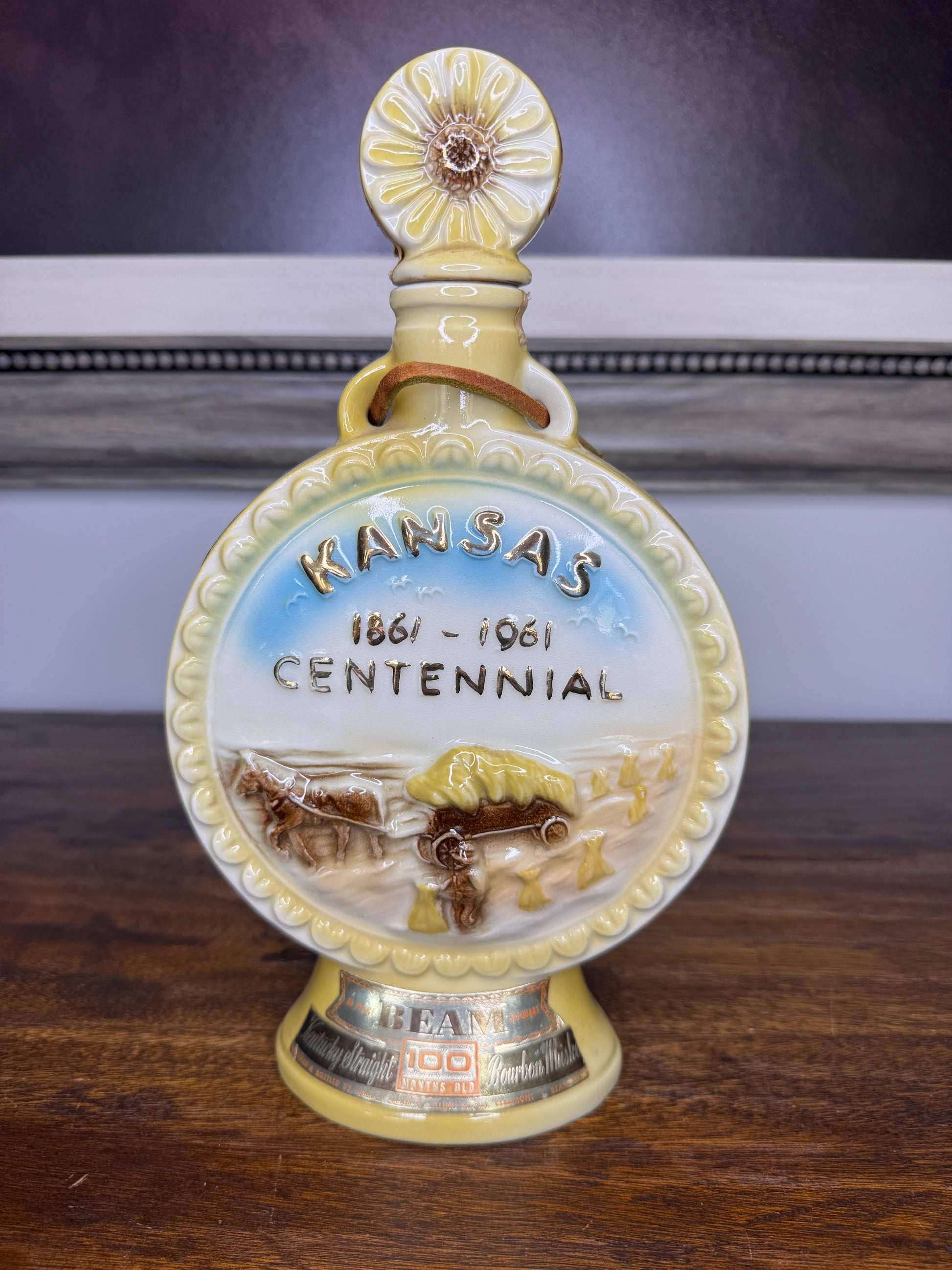 Vintage 1961 Kansas Centennial Decanter