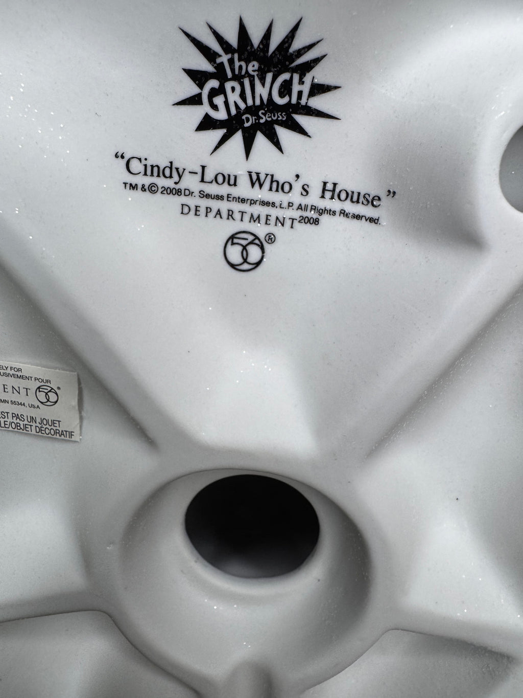 Dept 56 Grinch Village Cindy Lou Who’s House