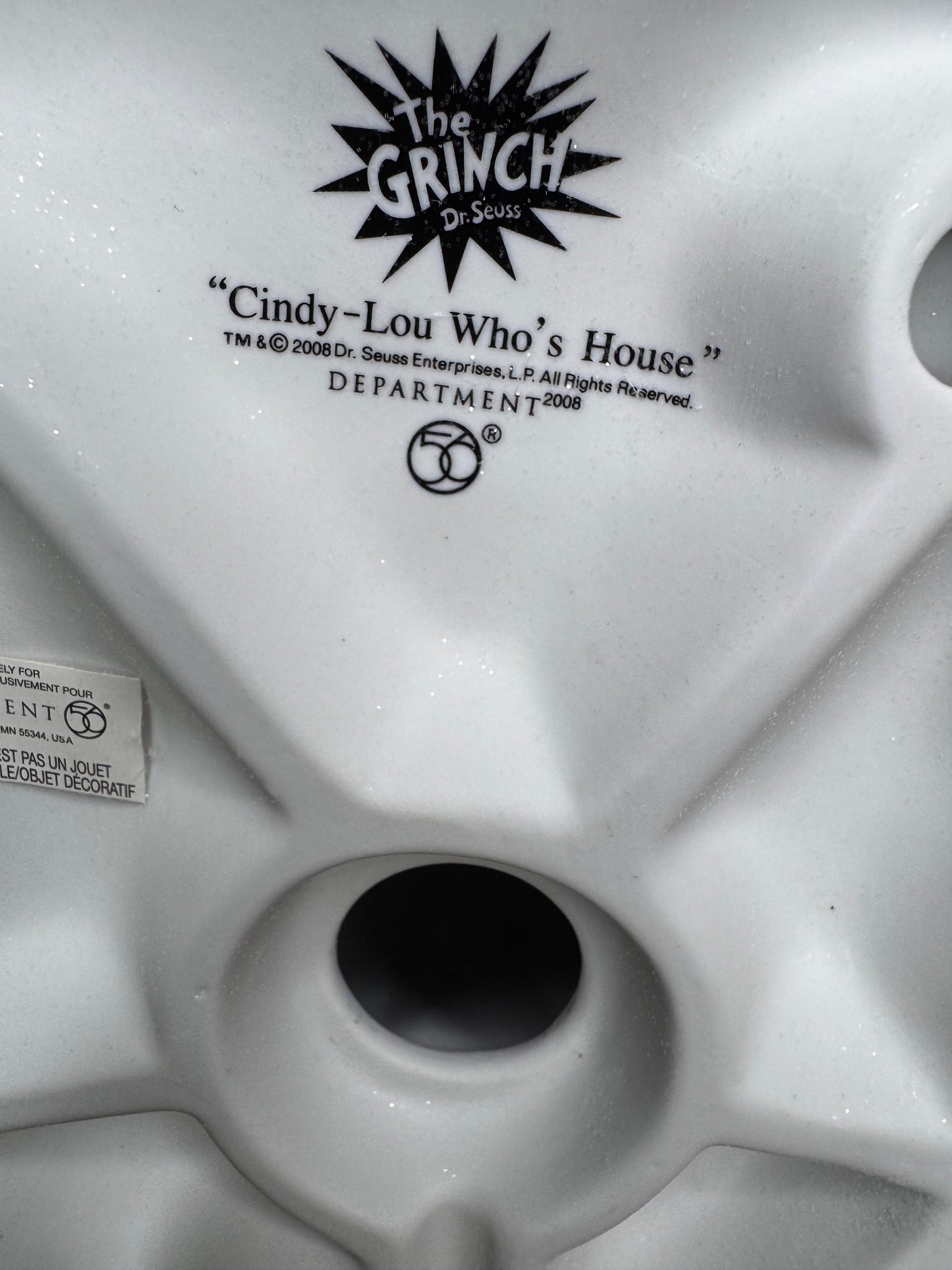 Dept 56 Grinch Village Cindy Lou Who’s House