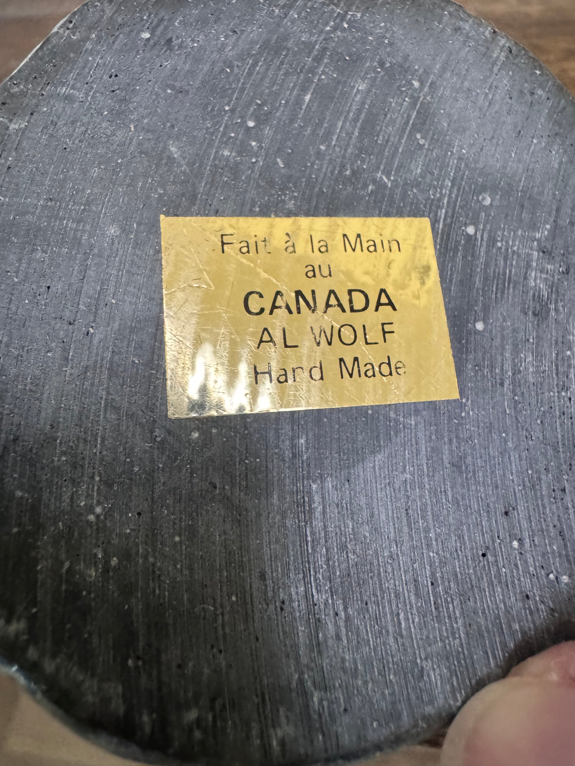 Inuit Soapstone Hand Carved Beaver Figurine