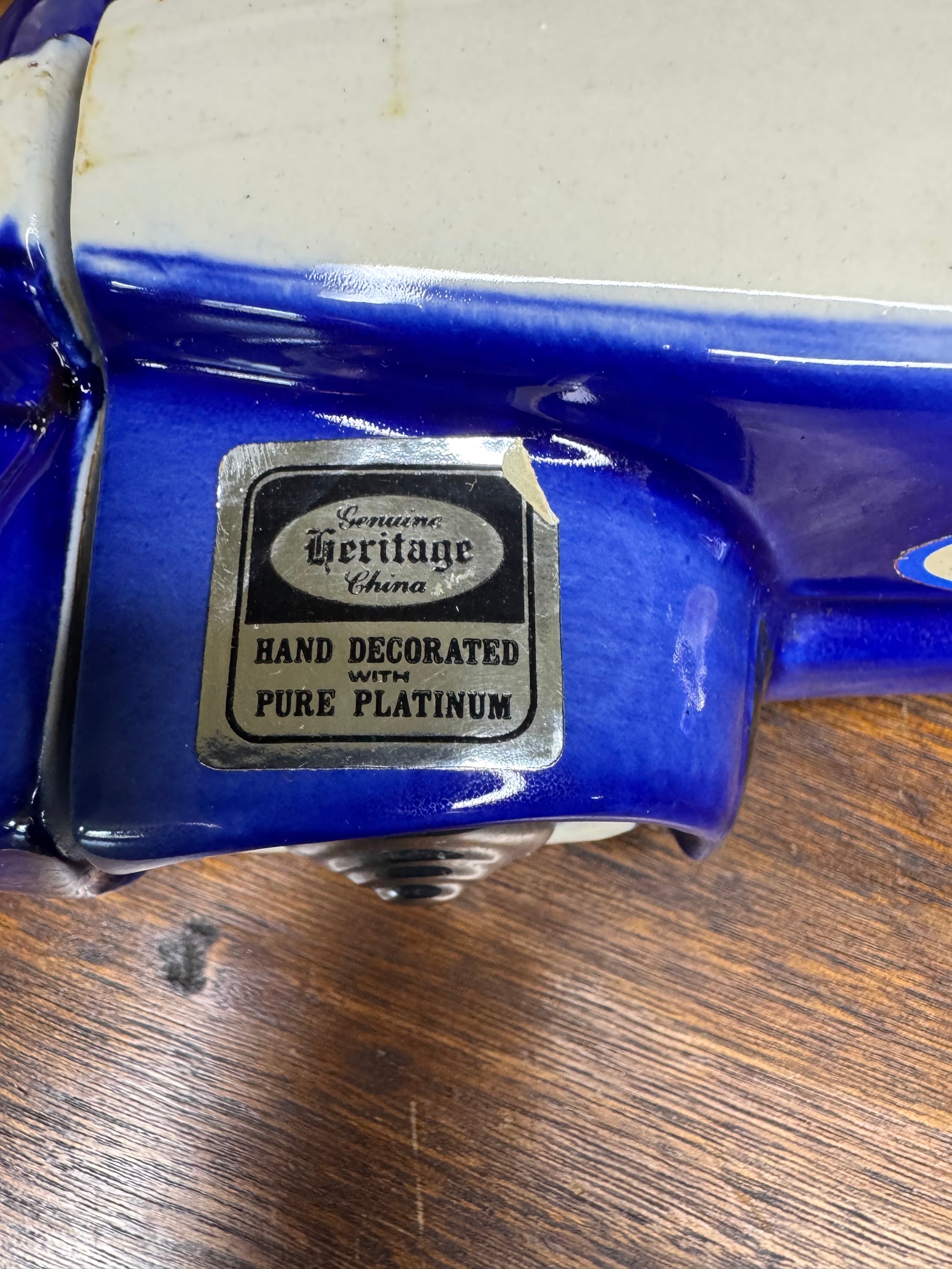 Vintage 1971 Ezra Brooks Duesenberg Decanter w/ Original Box