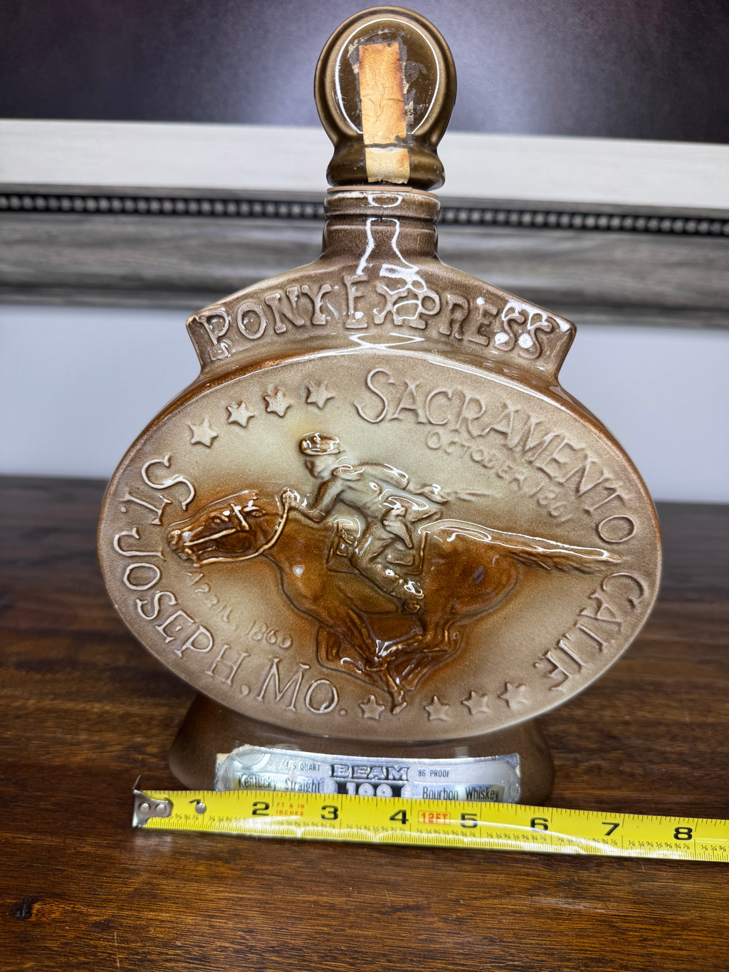 Vintage 1968 Pony Express Decanter