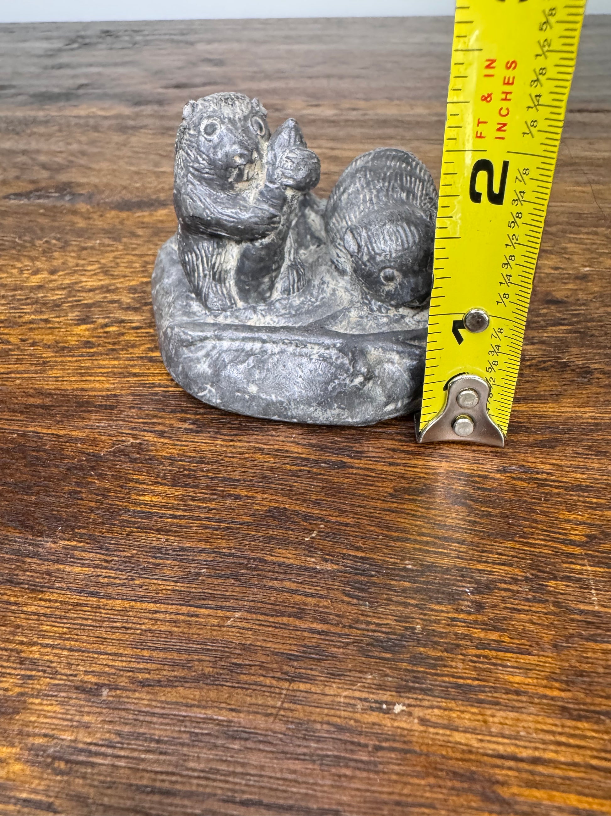 Inuit Soapstone Hand Carved Beaver Figurine