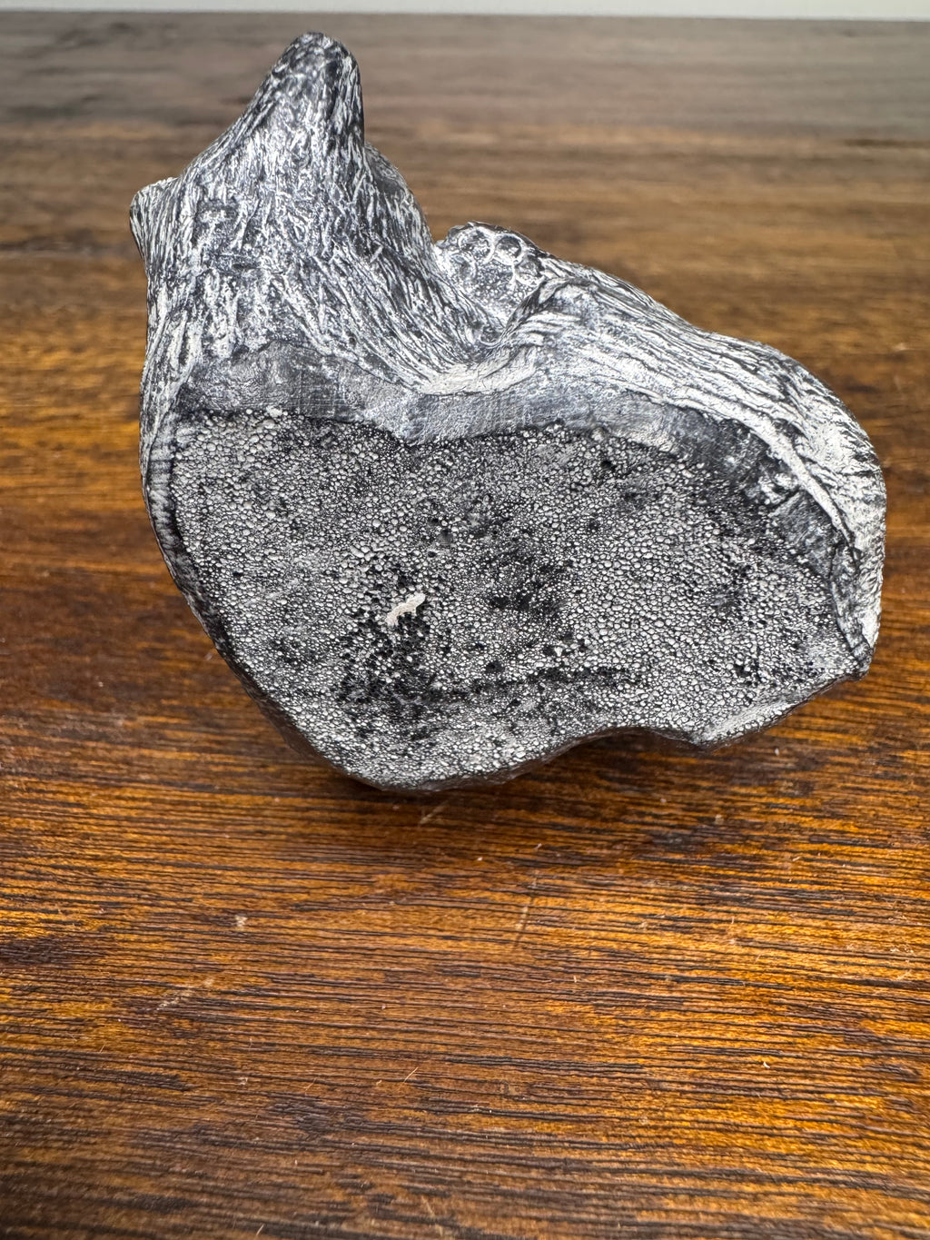 Inuit Soapstone like Carving of Fighting Bear Cubs