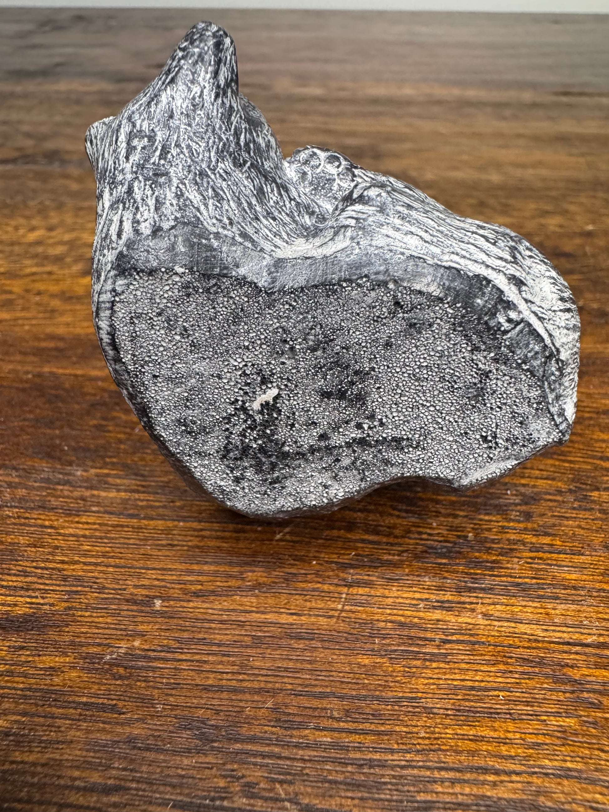 Inuit Soapstone like Carving of Fighting Bear Cubs