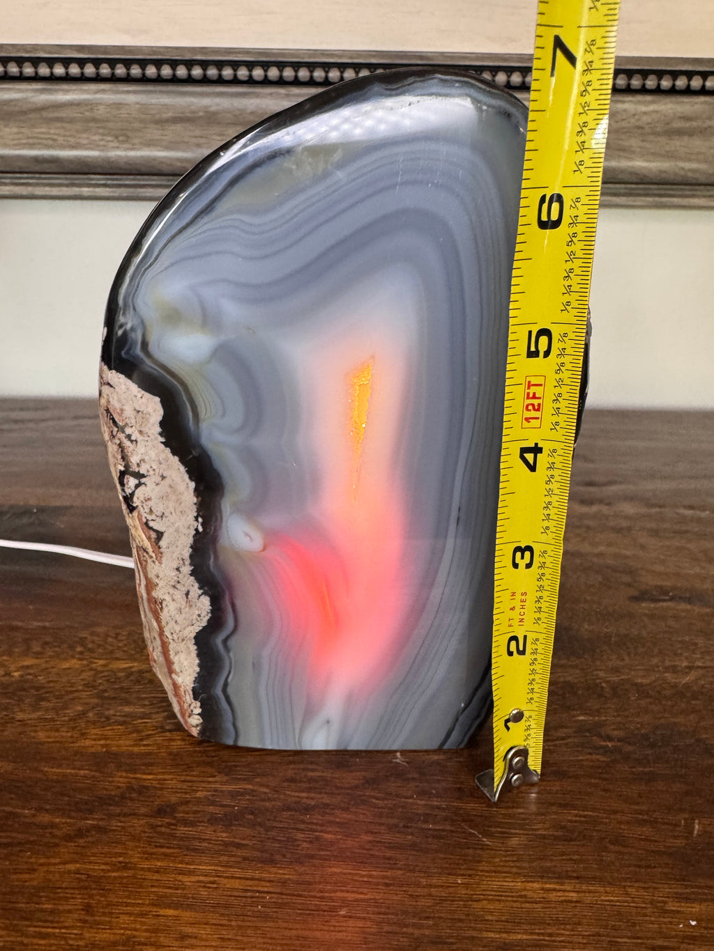 Agate Geode Table Lamp