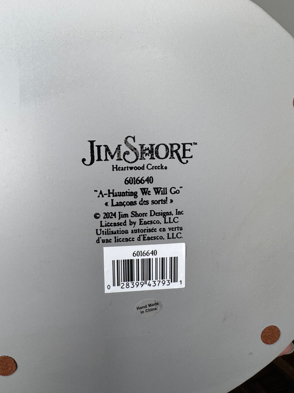 Jim Shore “A Haunting We Will Go” Rotating Witches and Cauldron Figurine