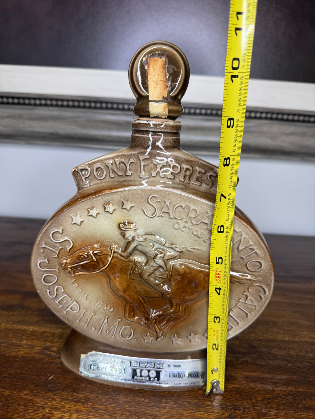 Vintage 1968 Pony Express Decanter