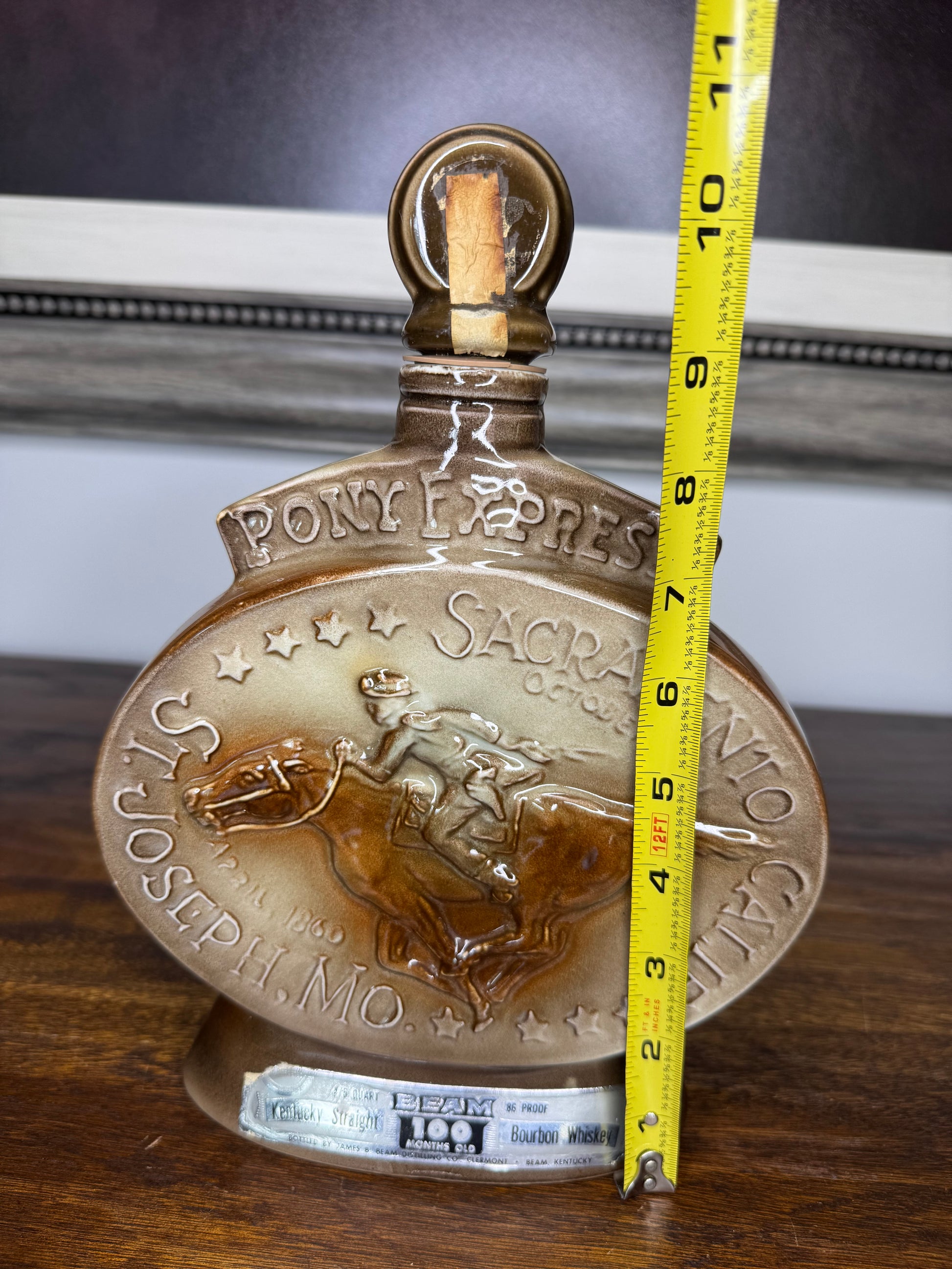 Vintage 1968 Pony Express Decanter