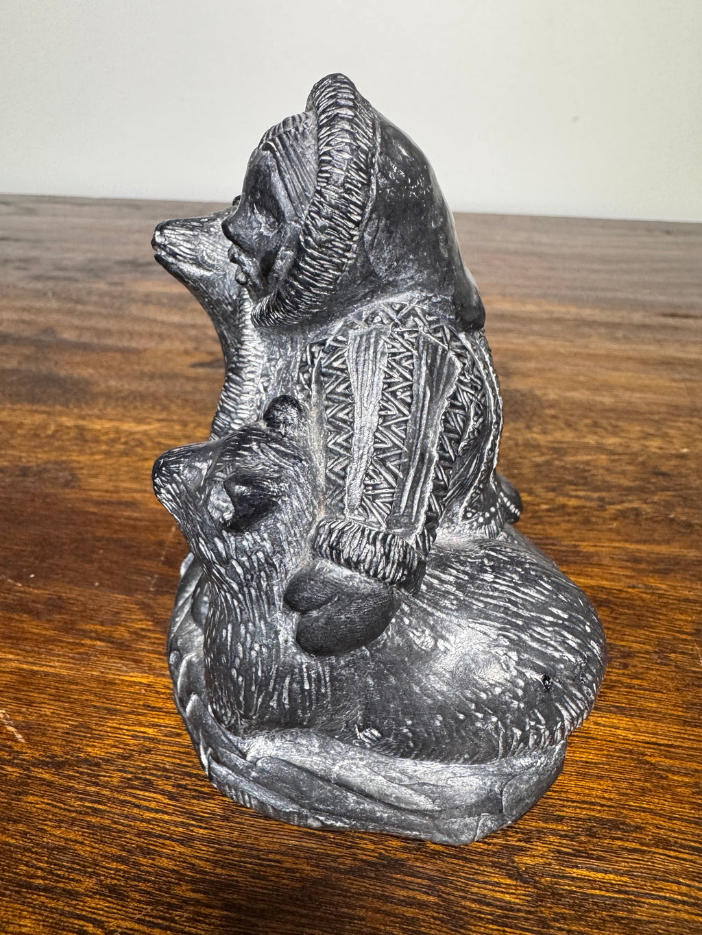A Wolf Sculpture Original from Canada Inuit Soapstone Carving