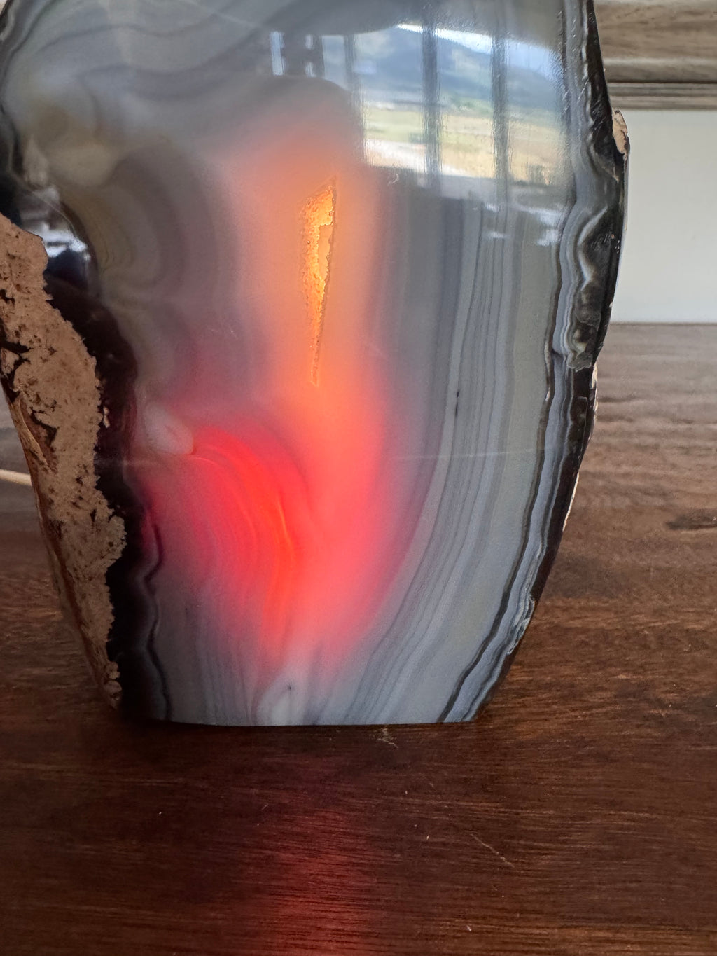 Agate Geode Table Lamp