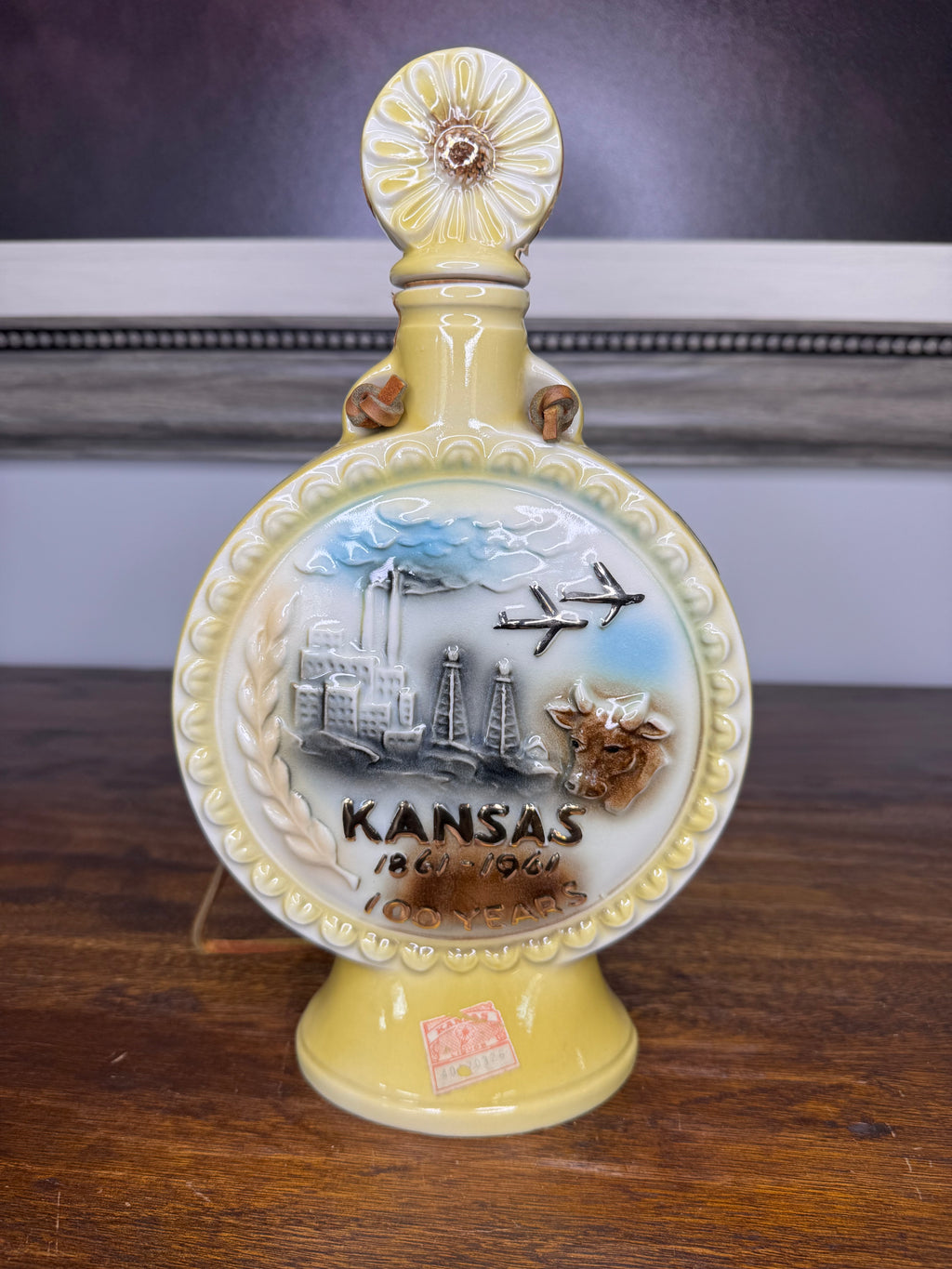 Vintage 1961 Kansas Centennial Decanter