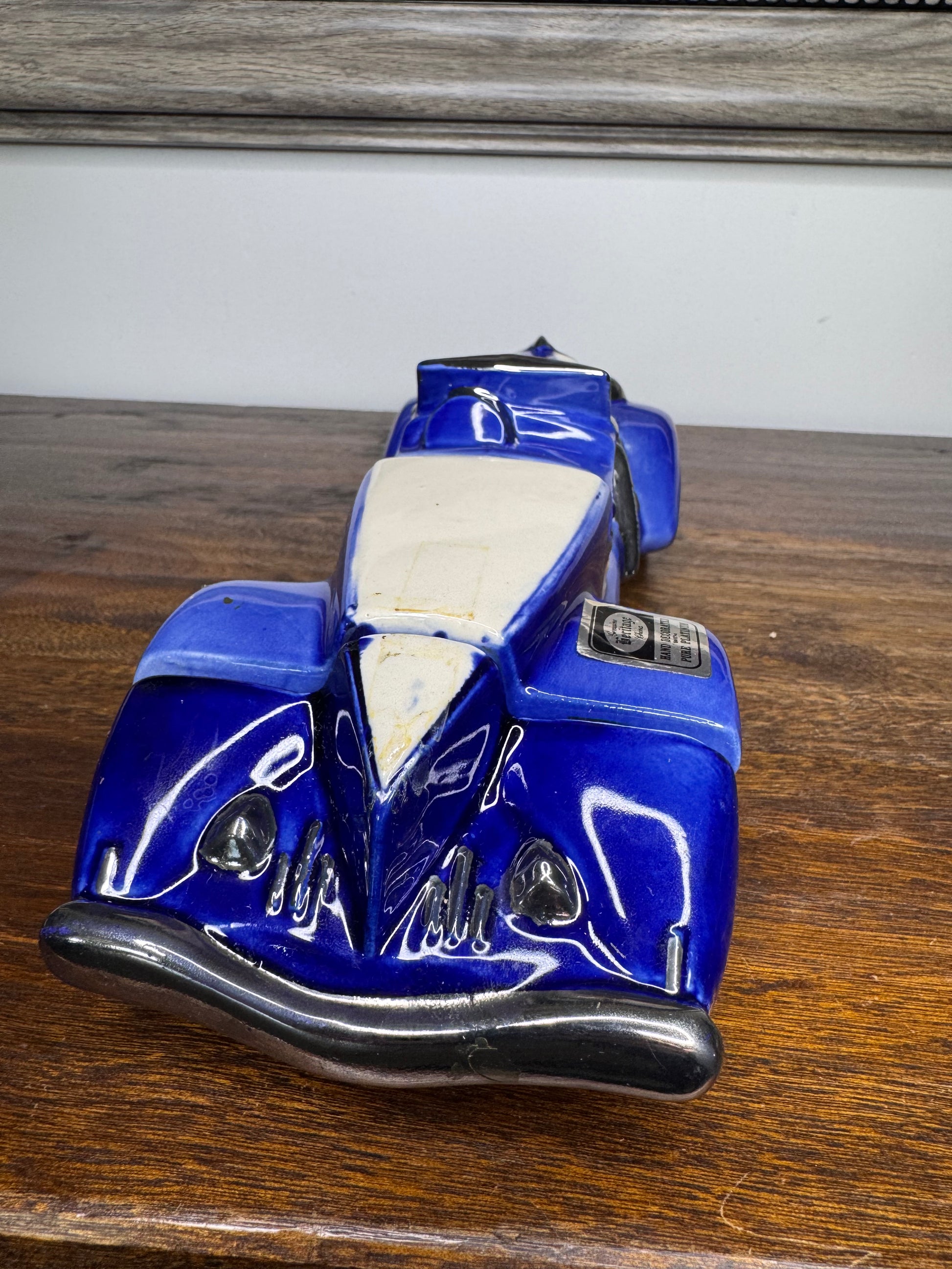 Vintage 1971 Ezra Brooks Duesenberg Decanter w/ Original Box