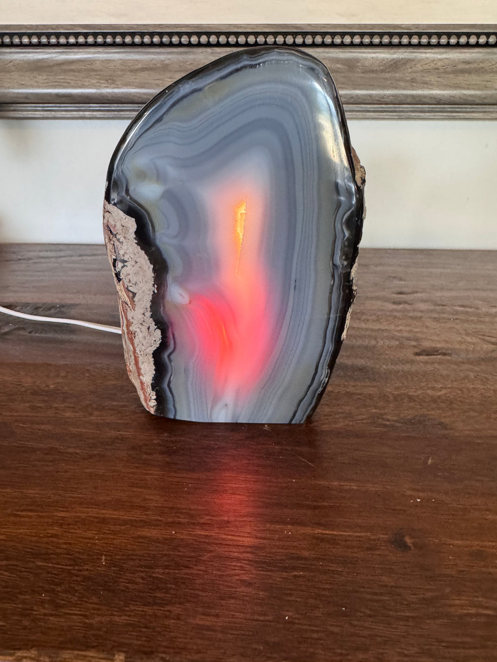 Agate Geode Table Lamp