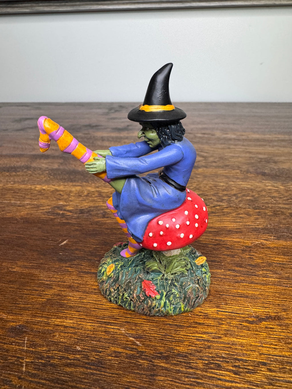 Dept 56 Snow Village Halloween “Darn Good Darn” Witch Figurine