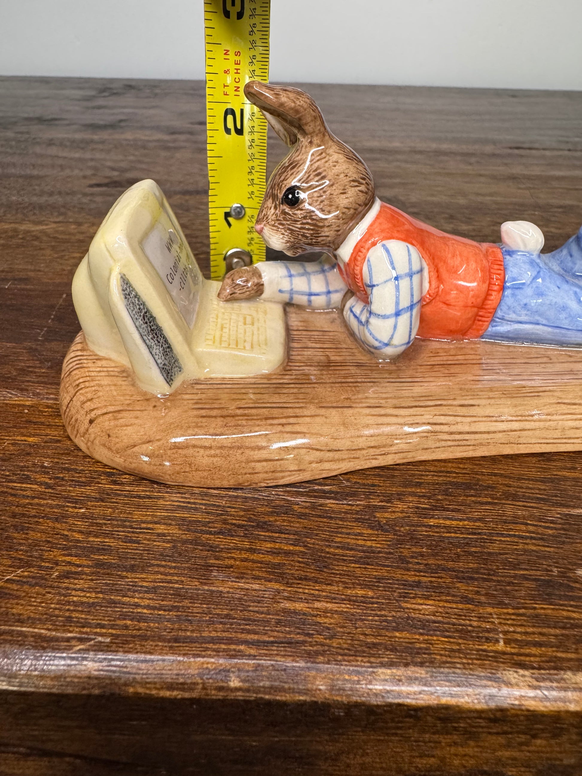 Royal Doulton Bunnykins On Line Limited Edition, Artist Signed Figurine