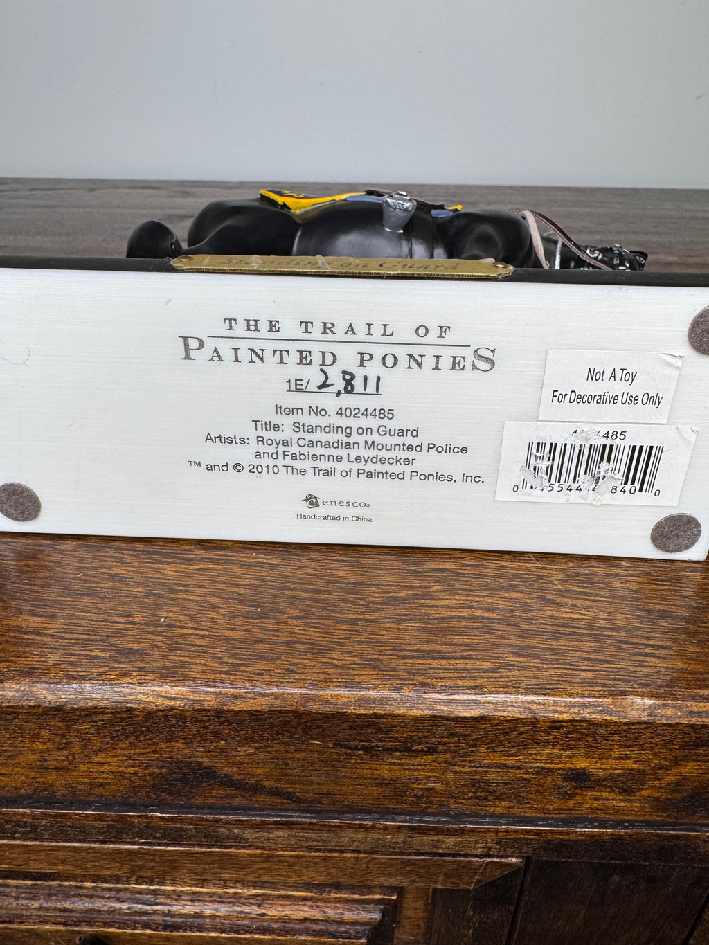 Trail of Painted Ponies Standing Guard w/ Original Box
