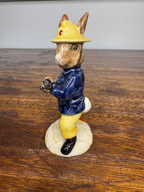 1992 Royal Doulton Fireman Bunnykins signed by Artist