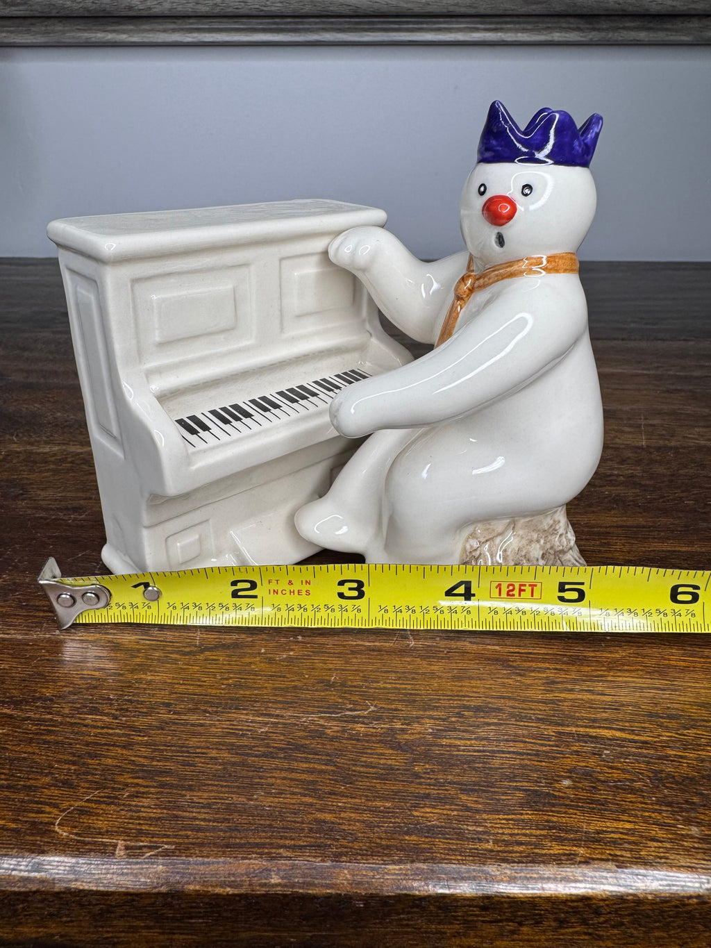 Royal Doulton Snowman Pianist w Piano Mint Condition