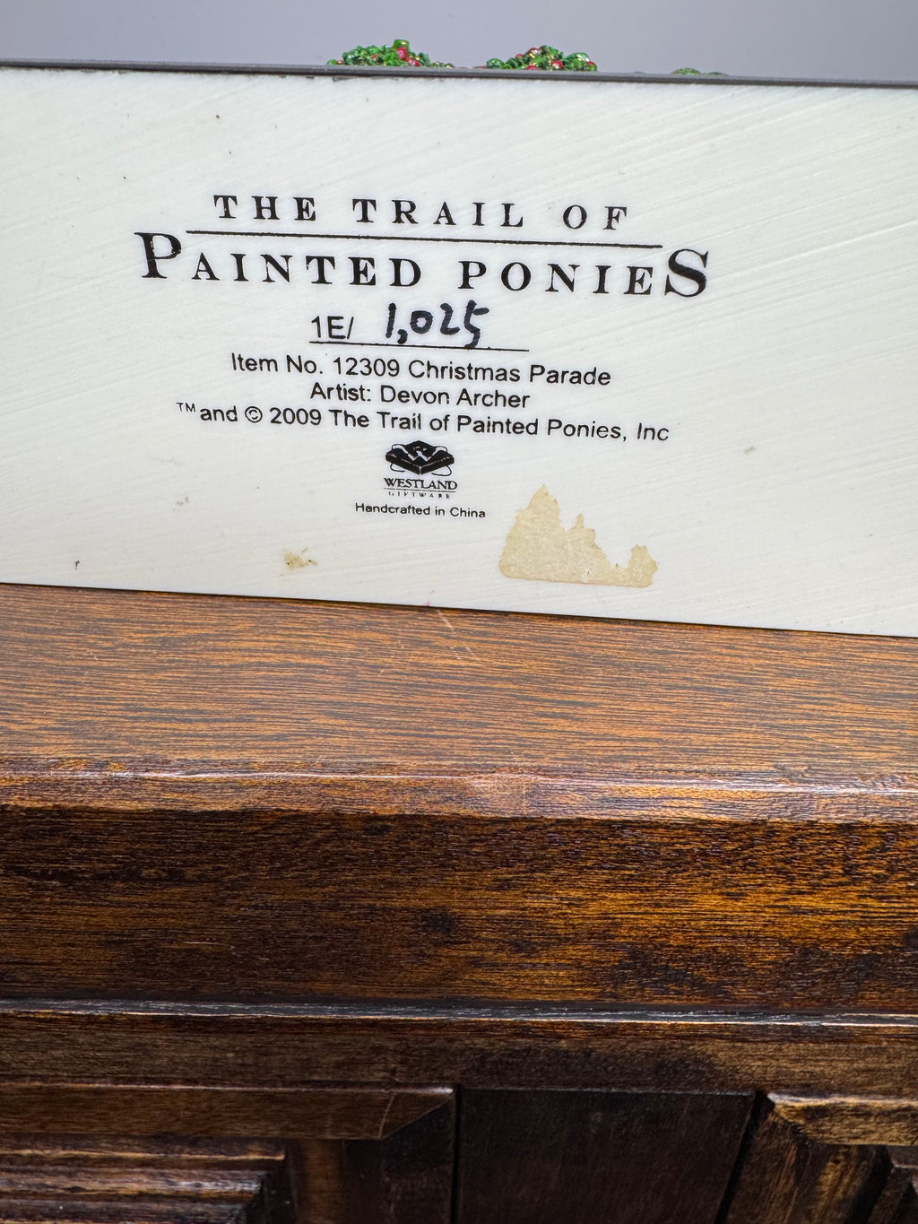 Trail of Painted Ponies Christmas Parade Figurine