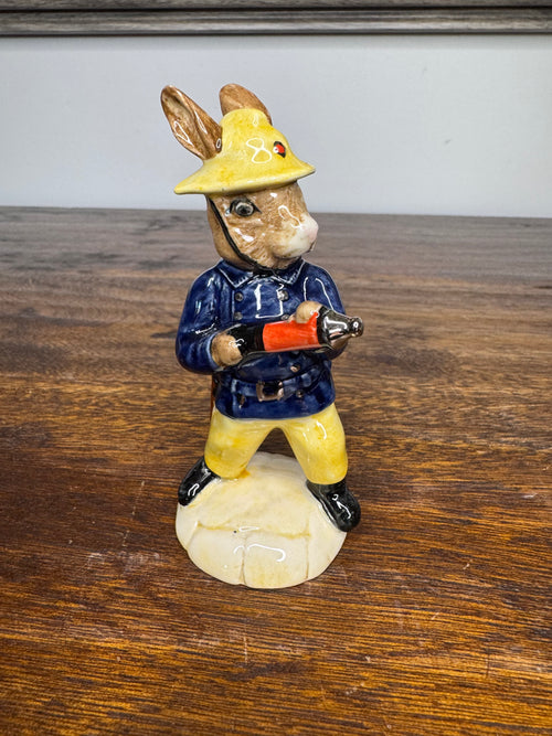 1992 Royal Doulton Fireman Bunnykins signed by Artist
