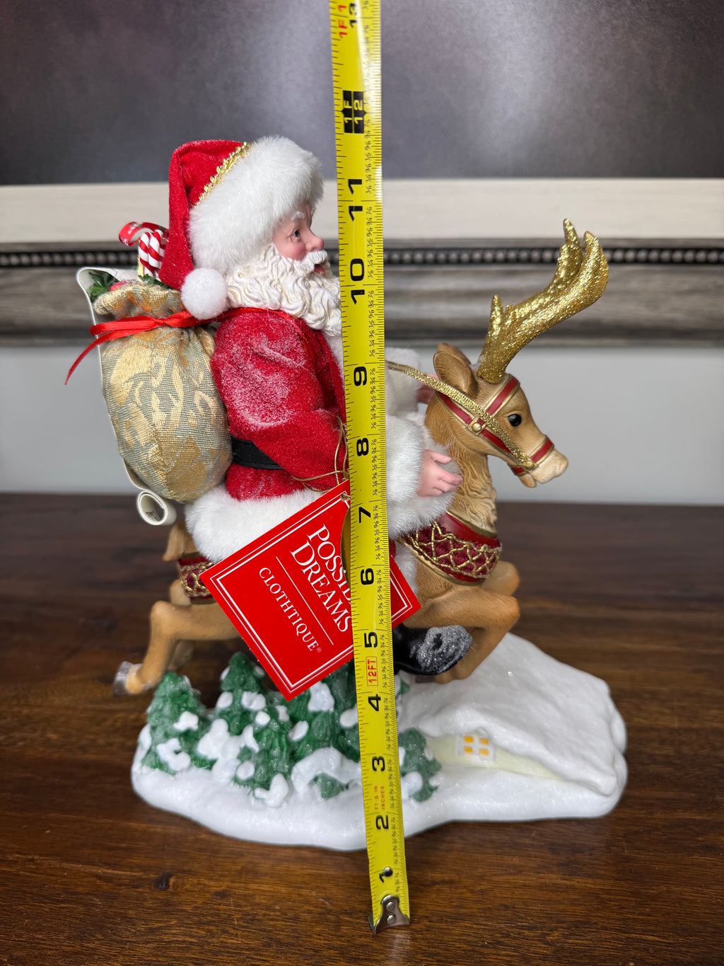 Possible Dreams 10 Santa’s Leaping Figurine