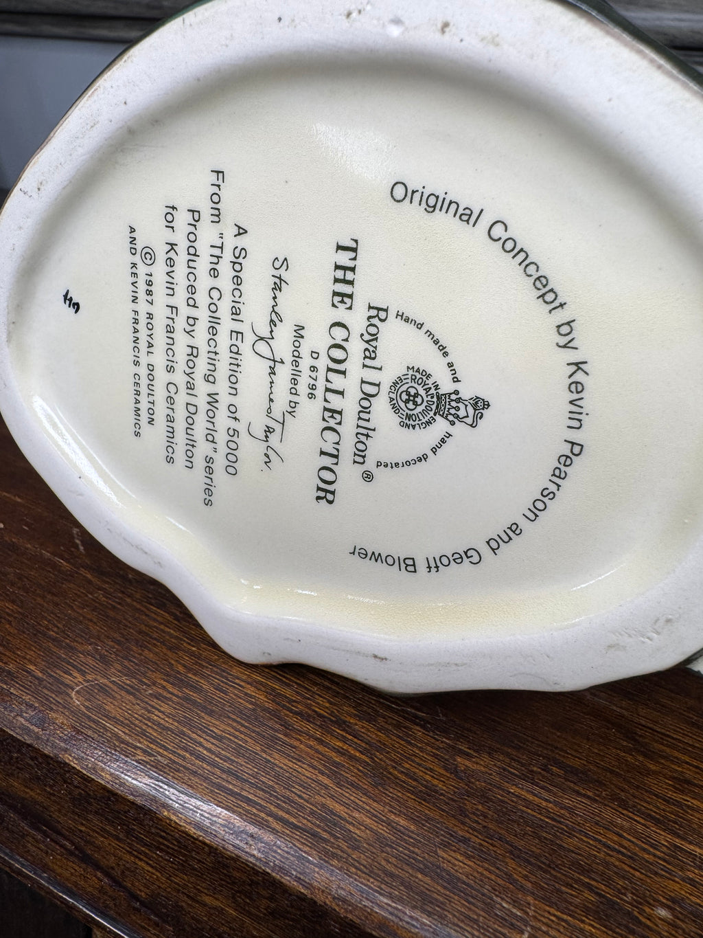 Royal Doulton “The Collector” Mug w/ COA