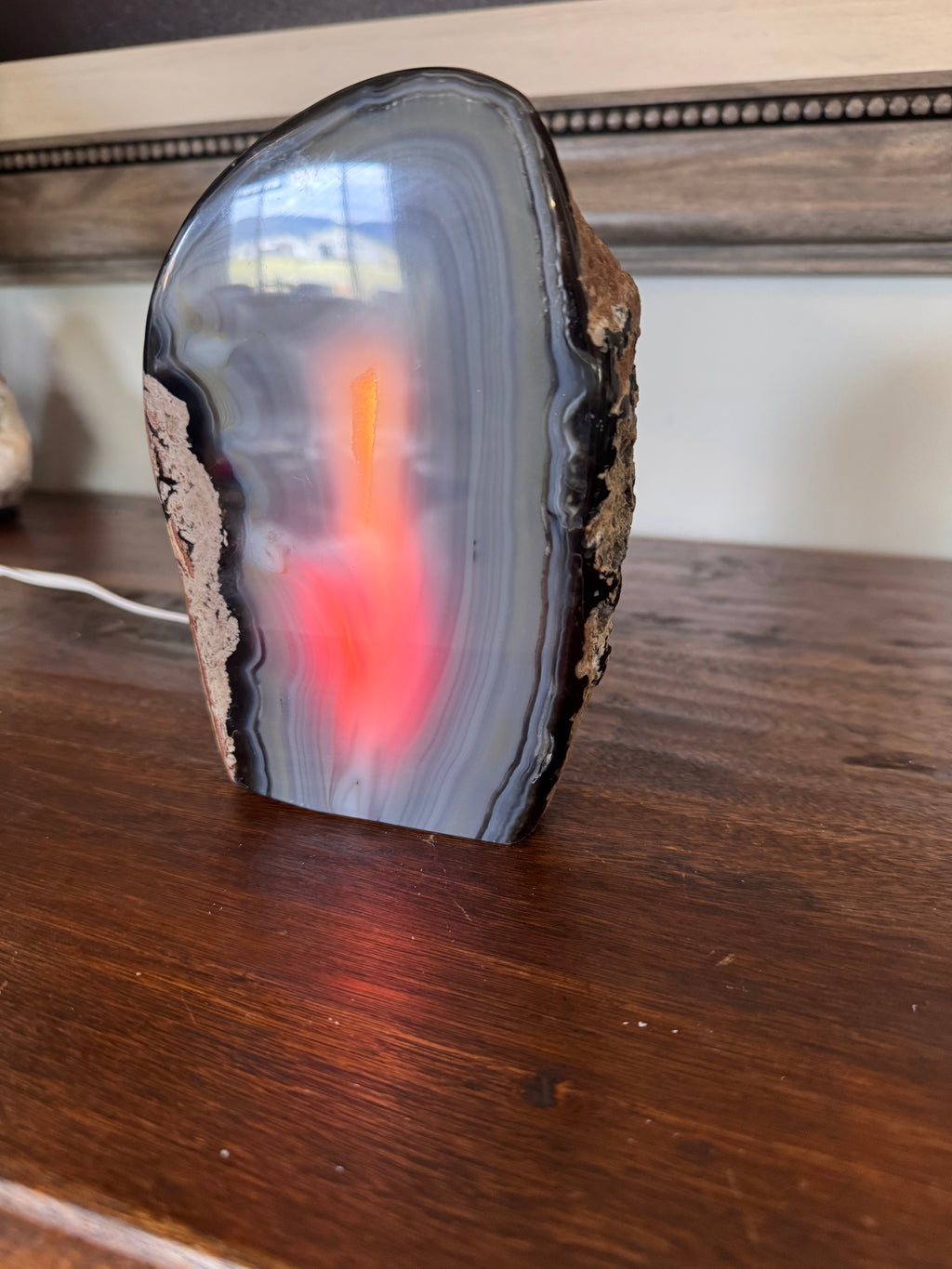 Agate Geode Table Lamp